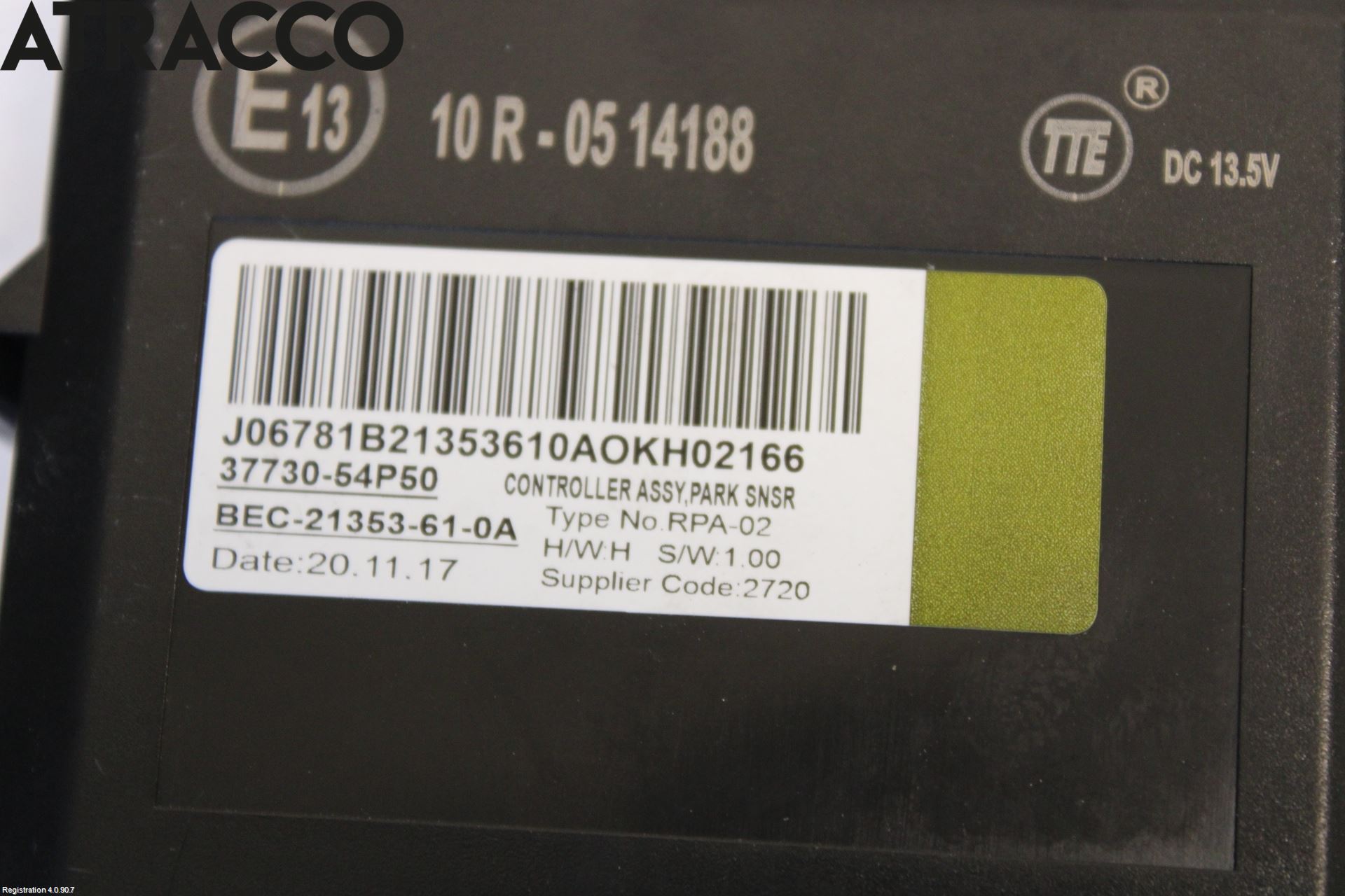 Suzuki VITARA 15- Styreenhet Parkering