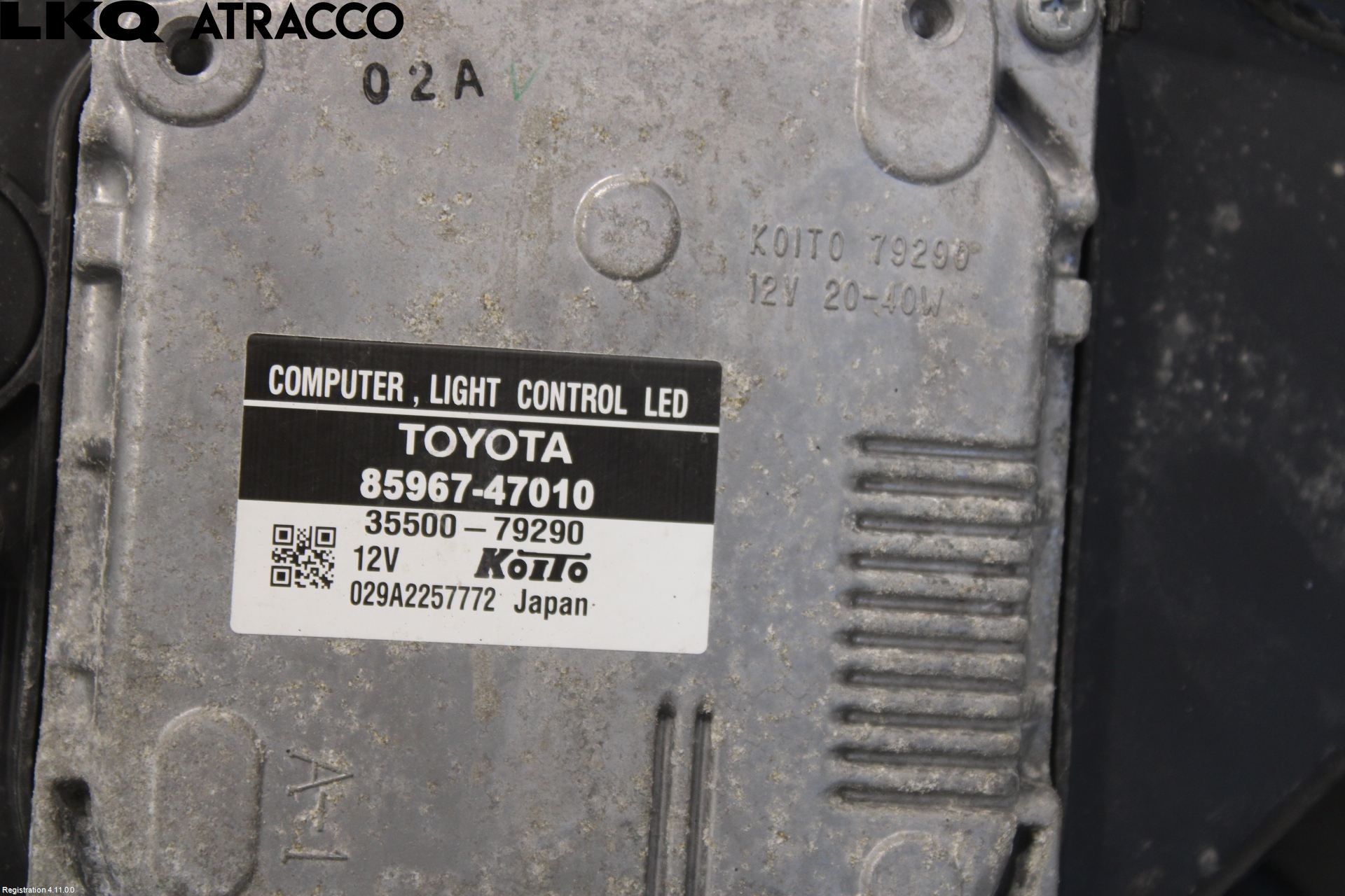 Toyota PRIUS ZVW30 09-20 Frontlykt Høyre