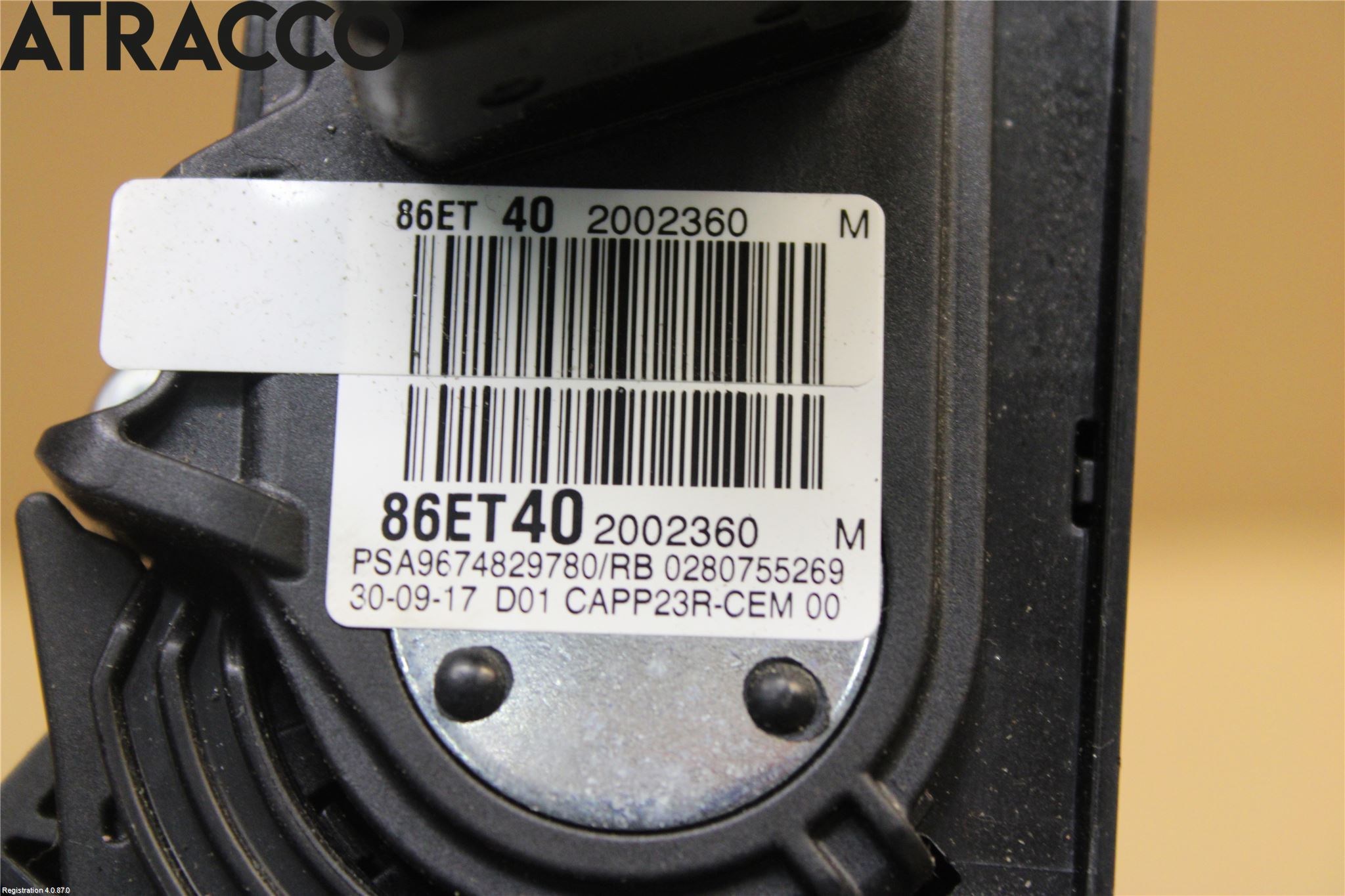 Citroen JUMPY/E-JUMPY 16- Gasspedal