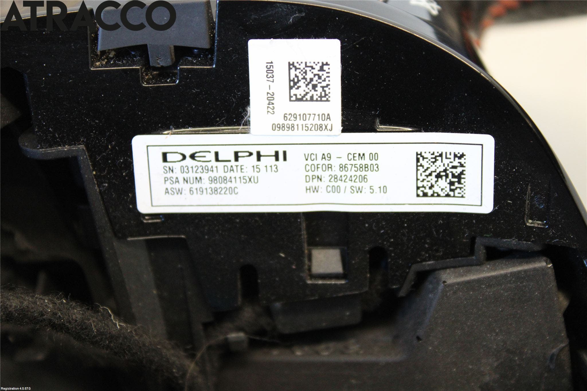 Peugeot 308 14-21 Ratt