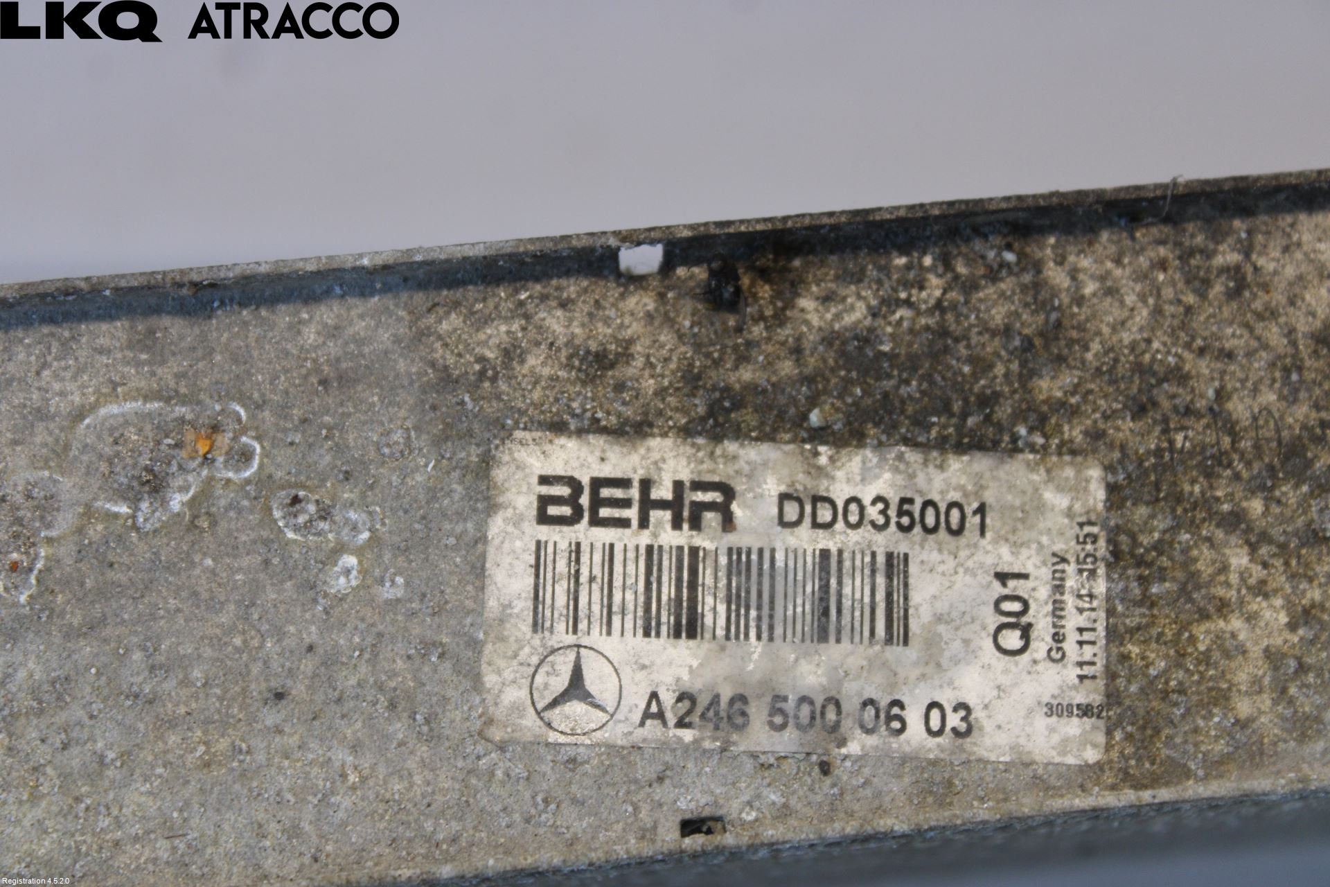 Mercedes-Benz MB B-KLASS (W246/W242) 12-19 Intercooler Radiator