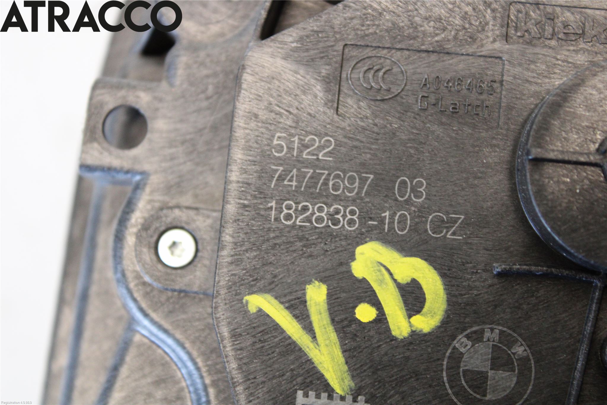 BMW 5 G30/G31/F90 17-23 Dørlås - Låsekasse