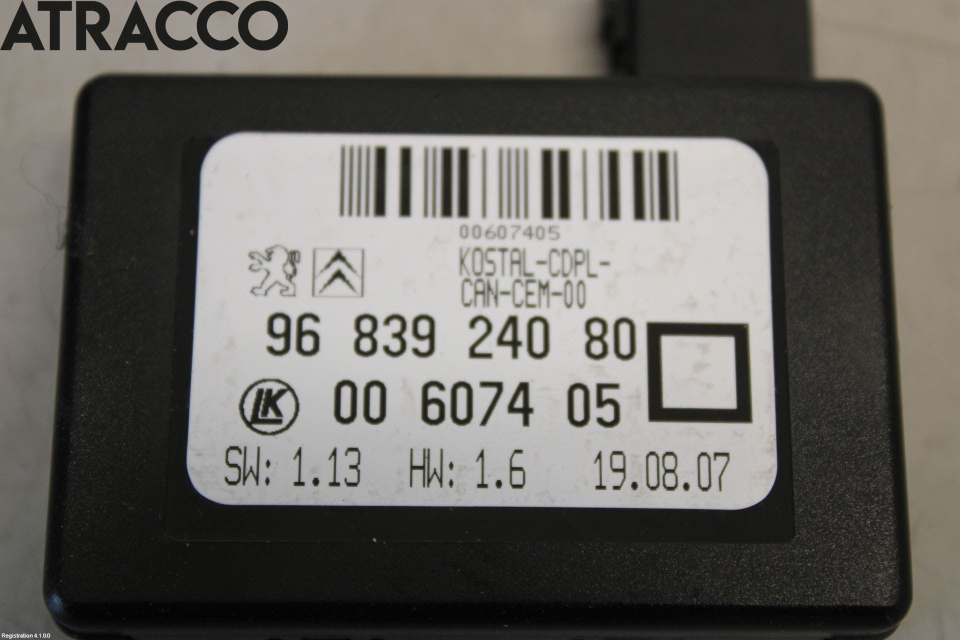 Peugeot 207 Sensor Regnsensor