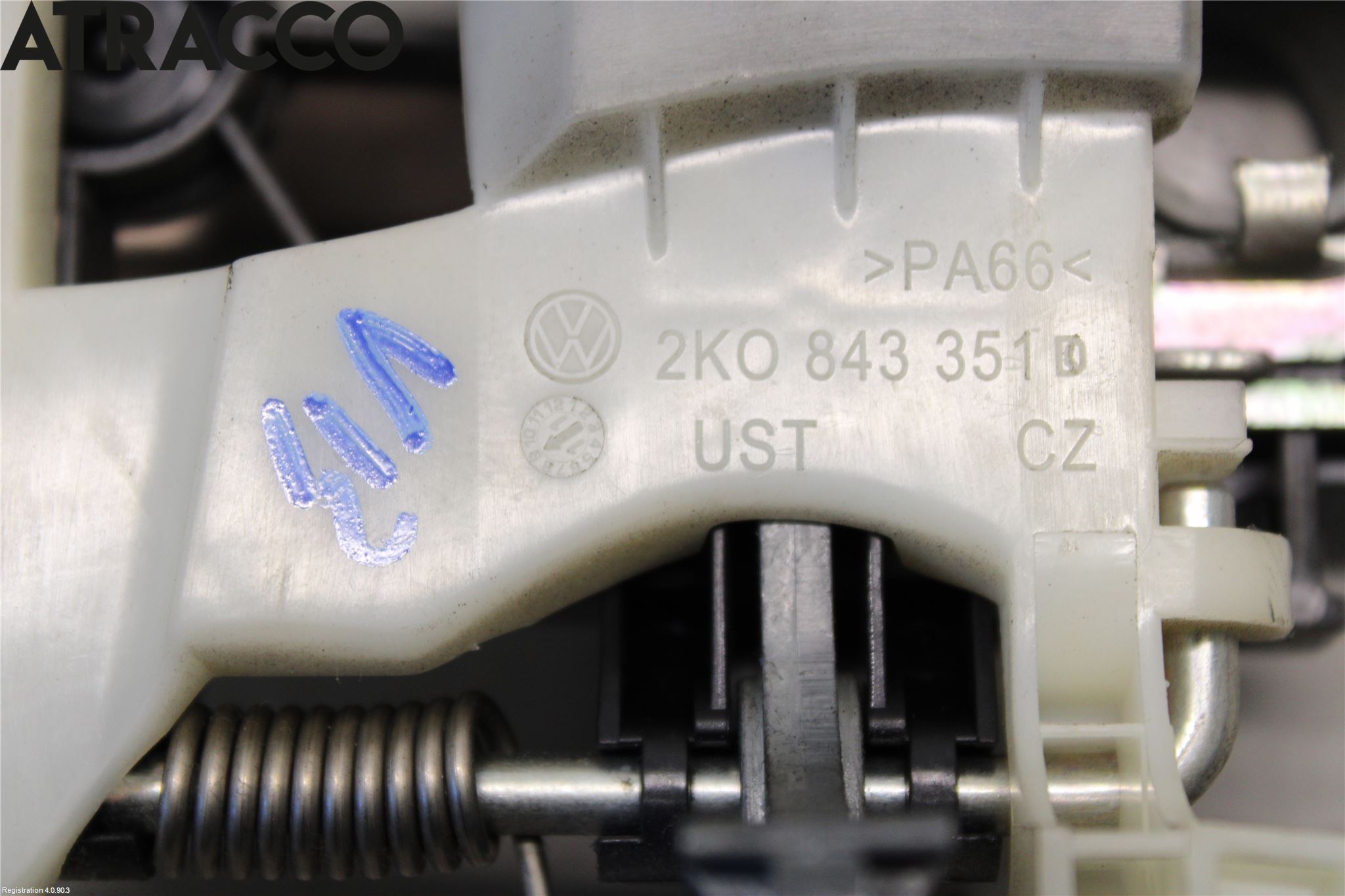 Volkswagen VW CADDY      04-10 Dørhandtak Ytre Venstre