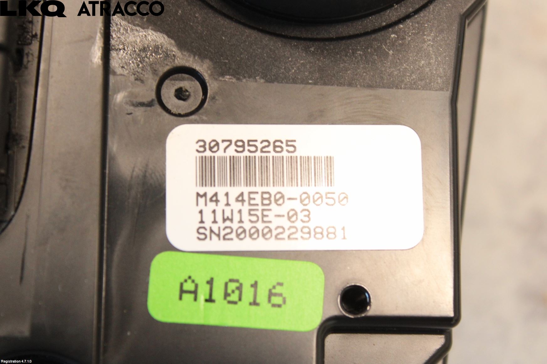 Volvo V60 11-13 Varme Ac Betjening-Display
