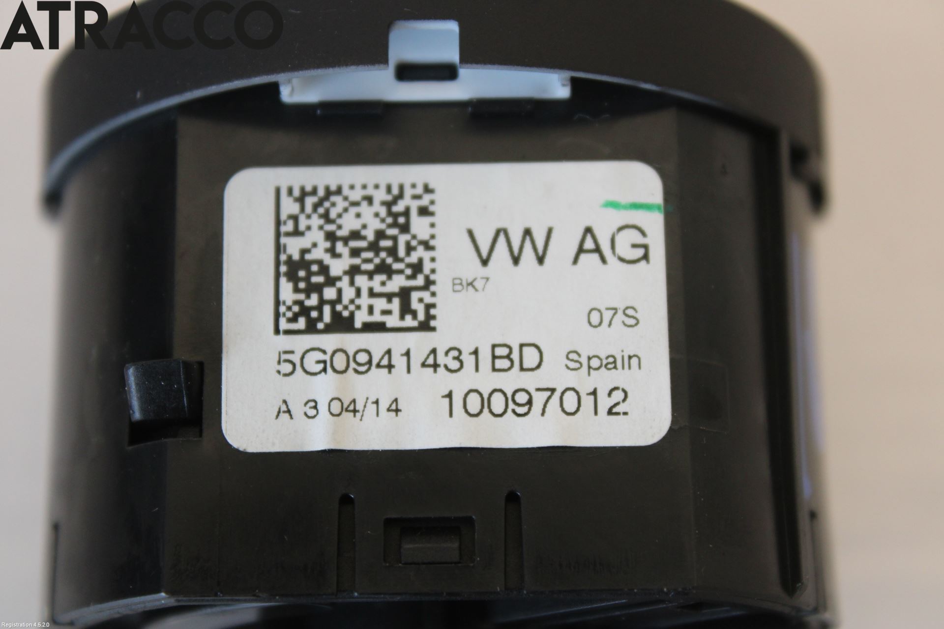 Volkswagen VW GOLF / E-GOLF VII 13-20 Bryter Hovedlys