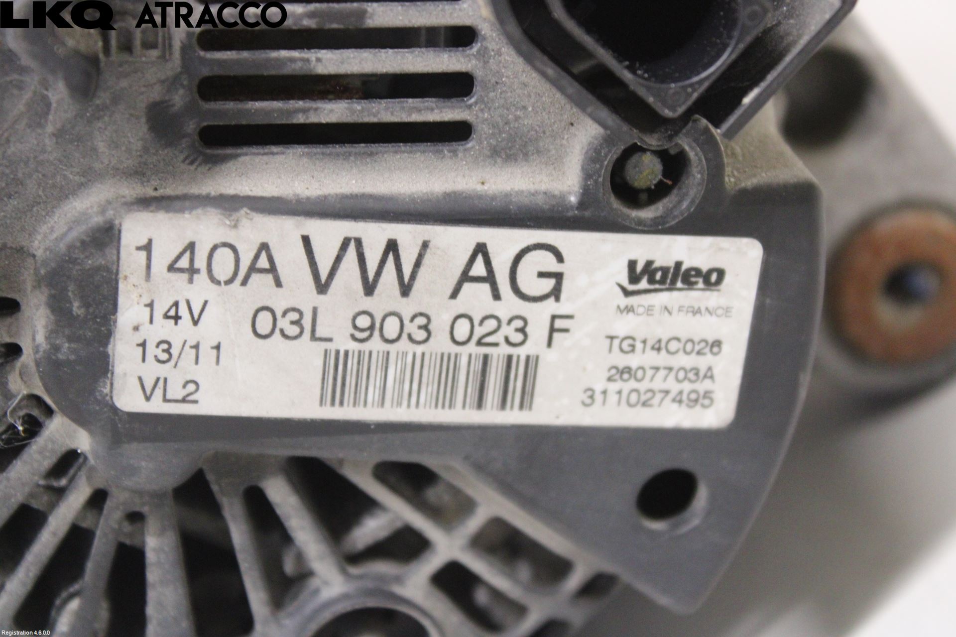 Volkswagen VW GOLF VI 09-13 Dynamo