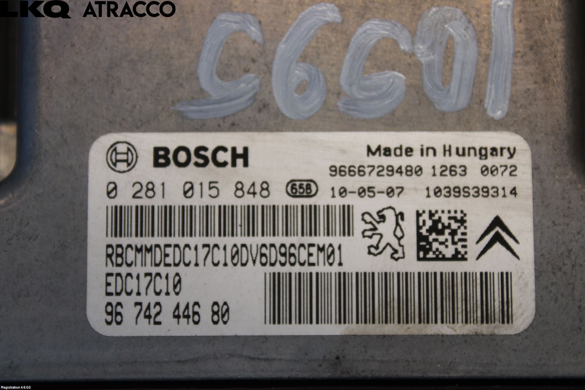 Citroen C3 10-17 Styreenhet Innsprøytning