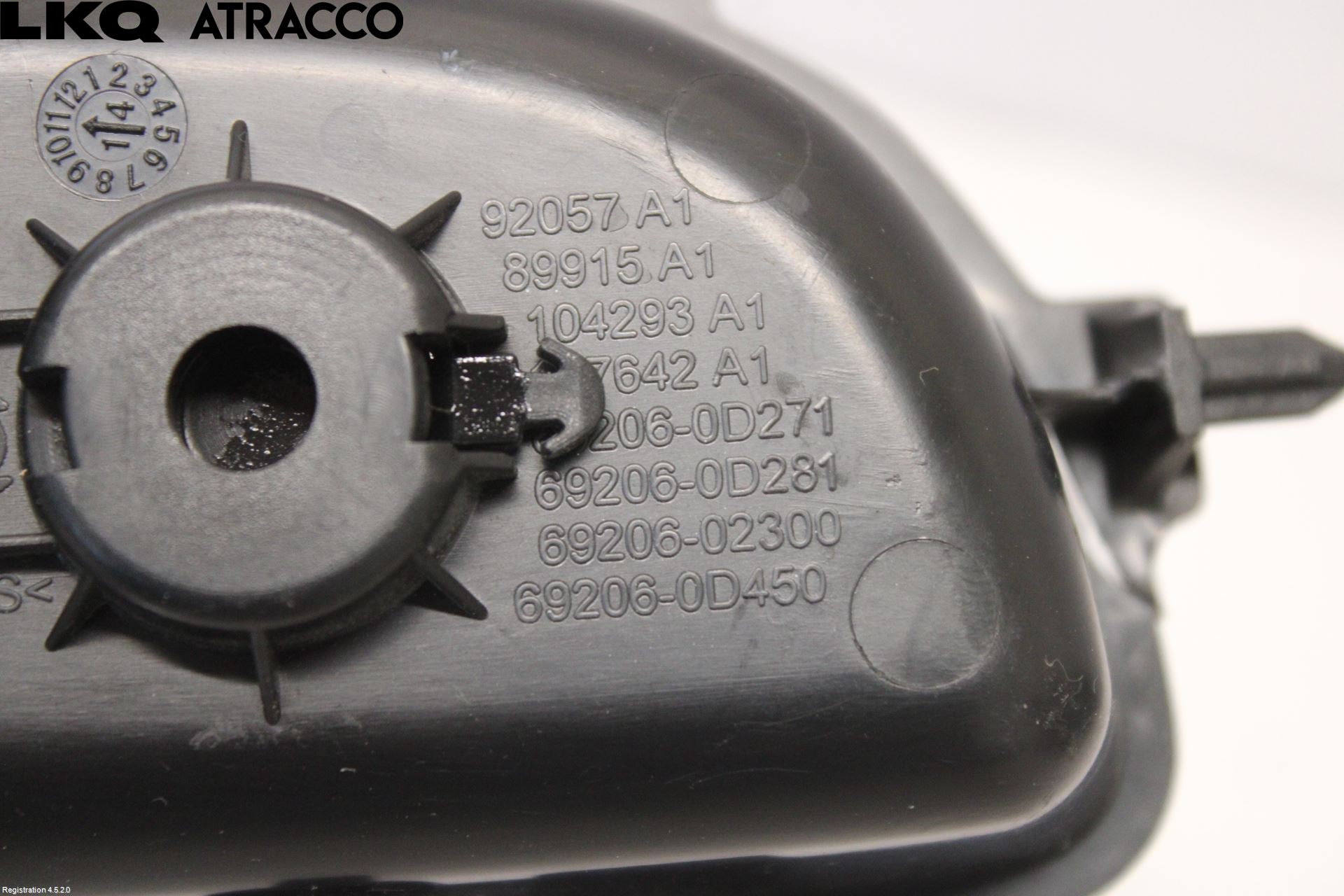 Toyota YARIS XP130 15-20 Innr Dørhandtak V Indre