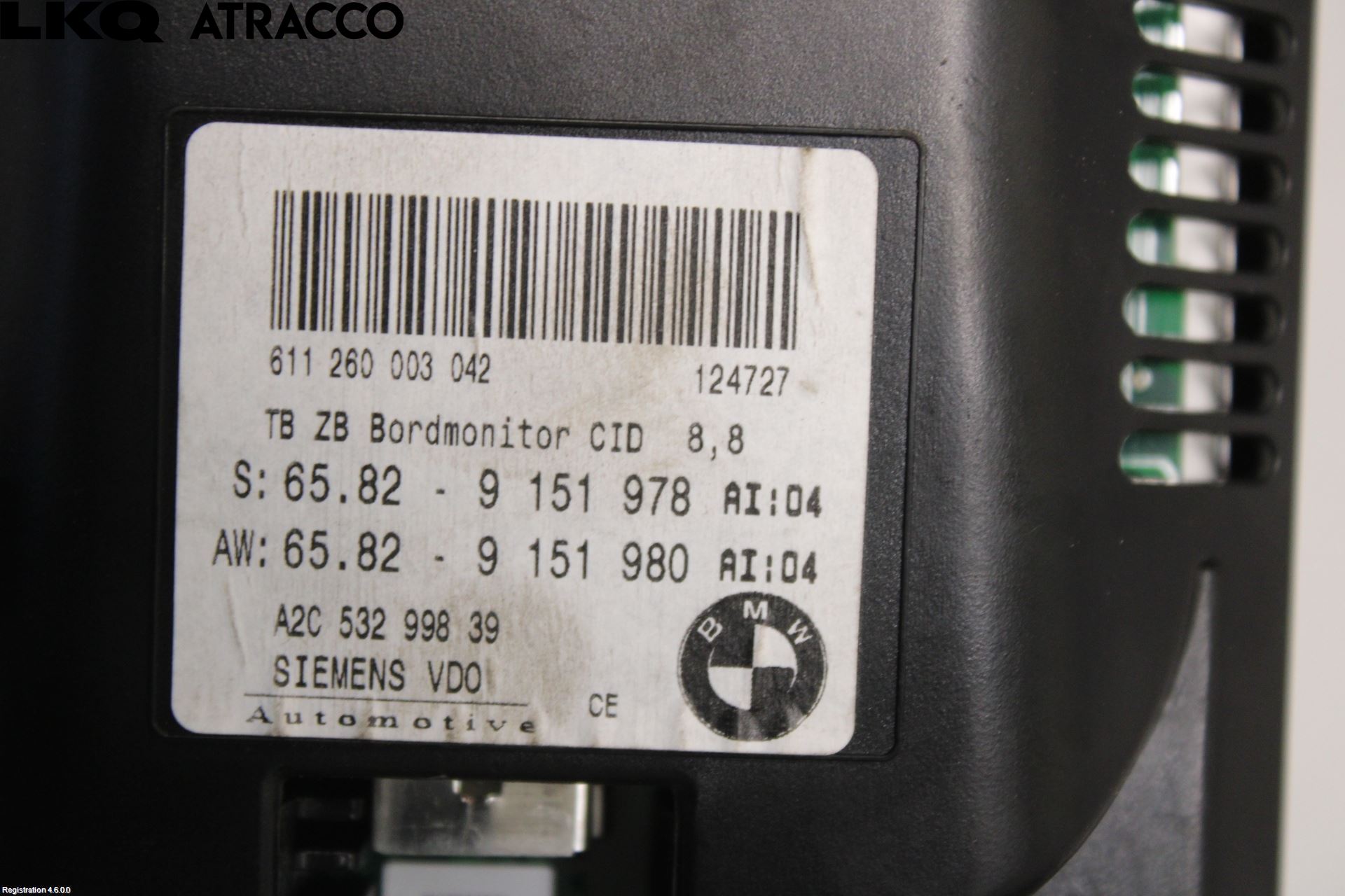 BMW 5 E60/61 Sed/Tou 02-10 Multifunktionsdisplay