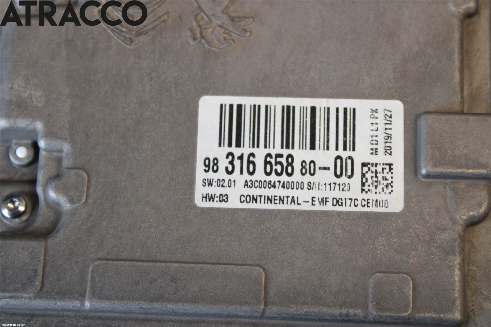 Citroen JUMPY 07-16 Multifunktionsdisplay