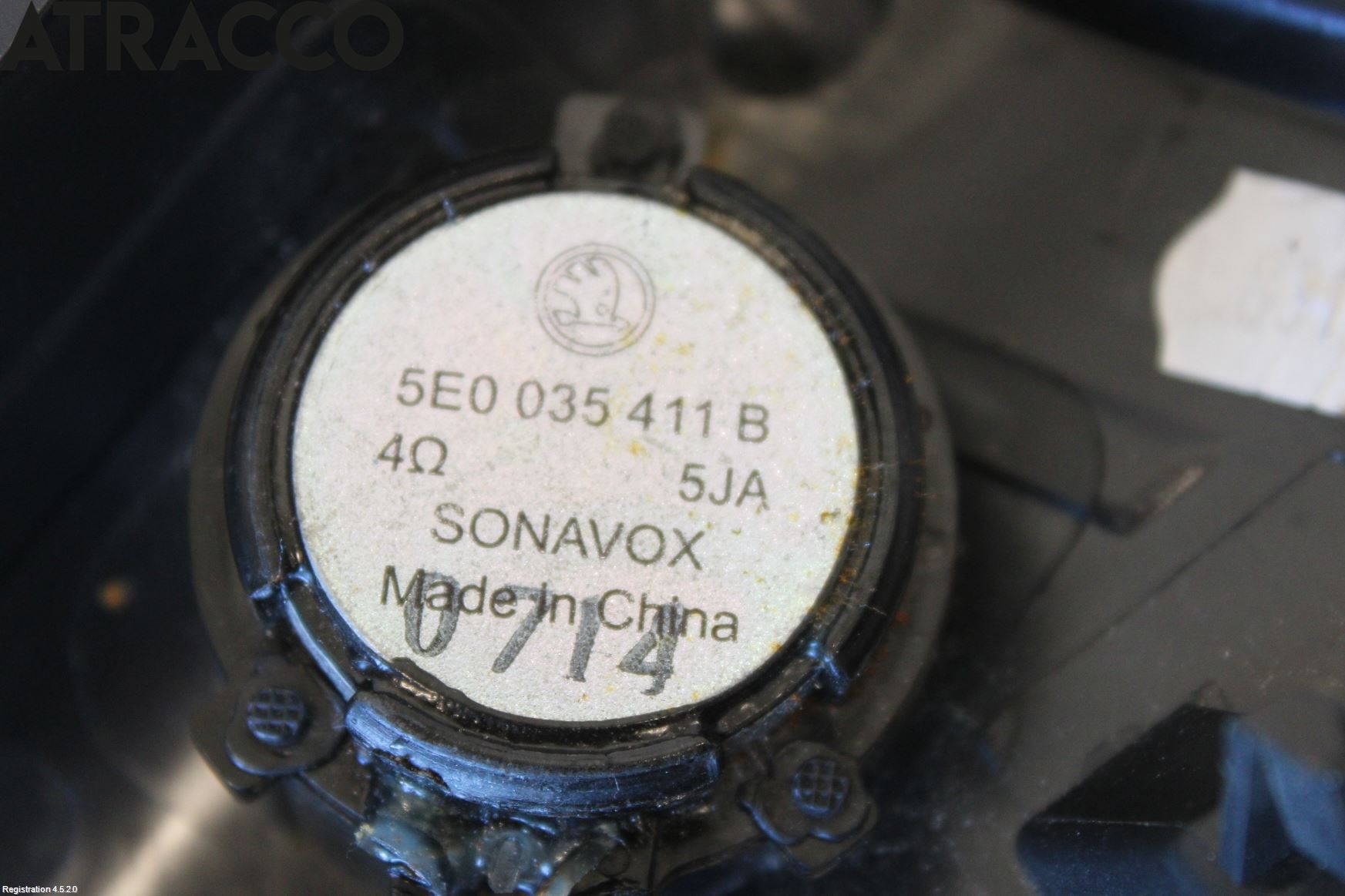 Skoda OCTAVIA (5E) 13-20 Innr Høyttaler