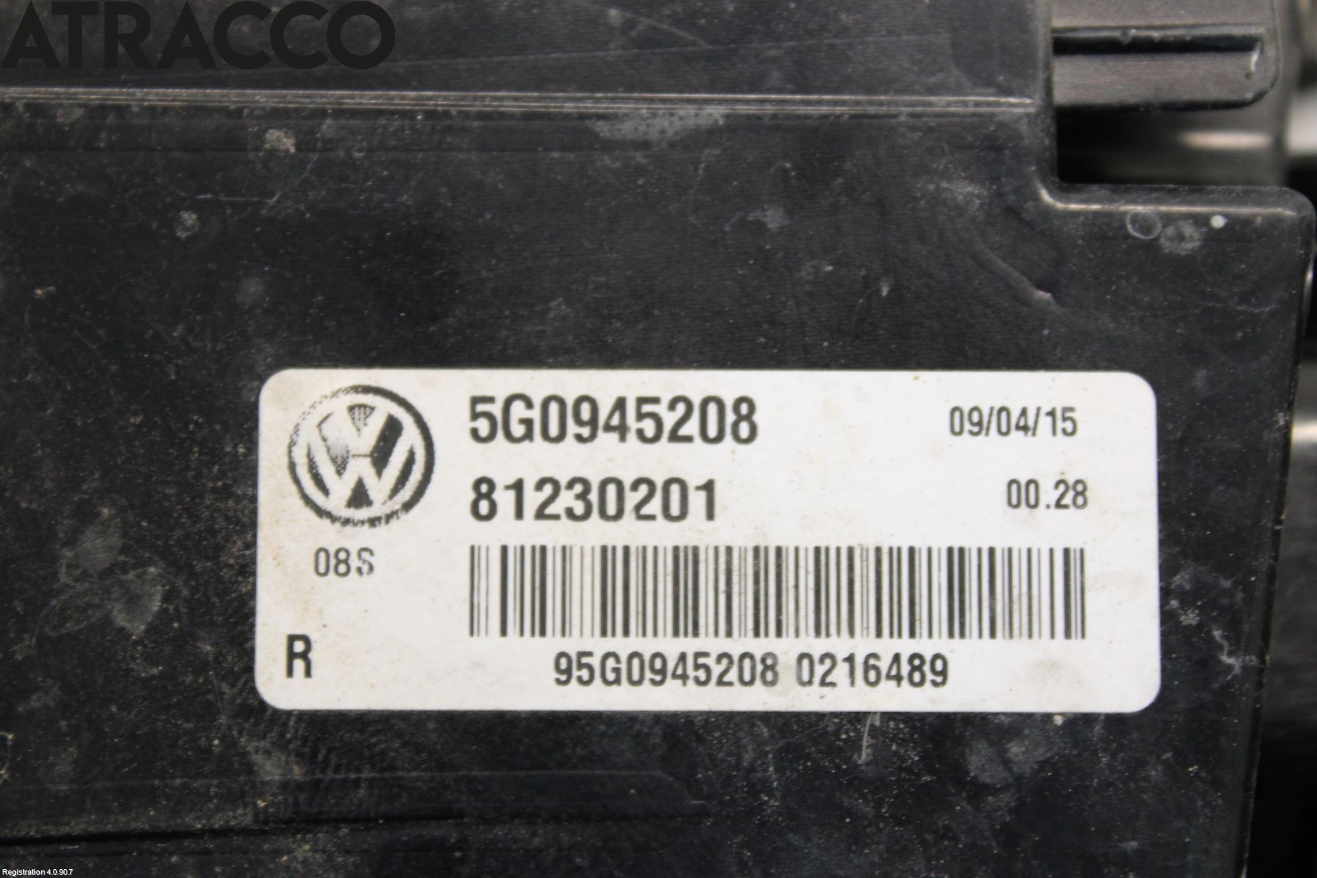 Volkswagen VW GOLF / E-GOLF VII 13-20 Baklykt Høyre