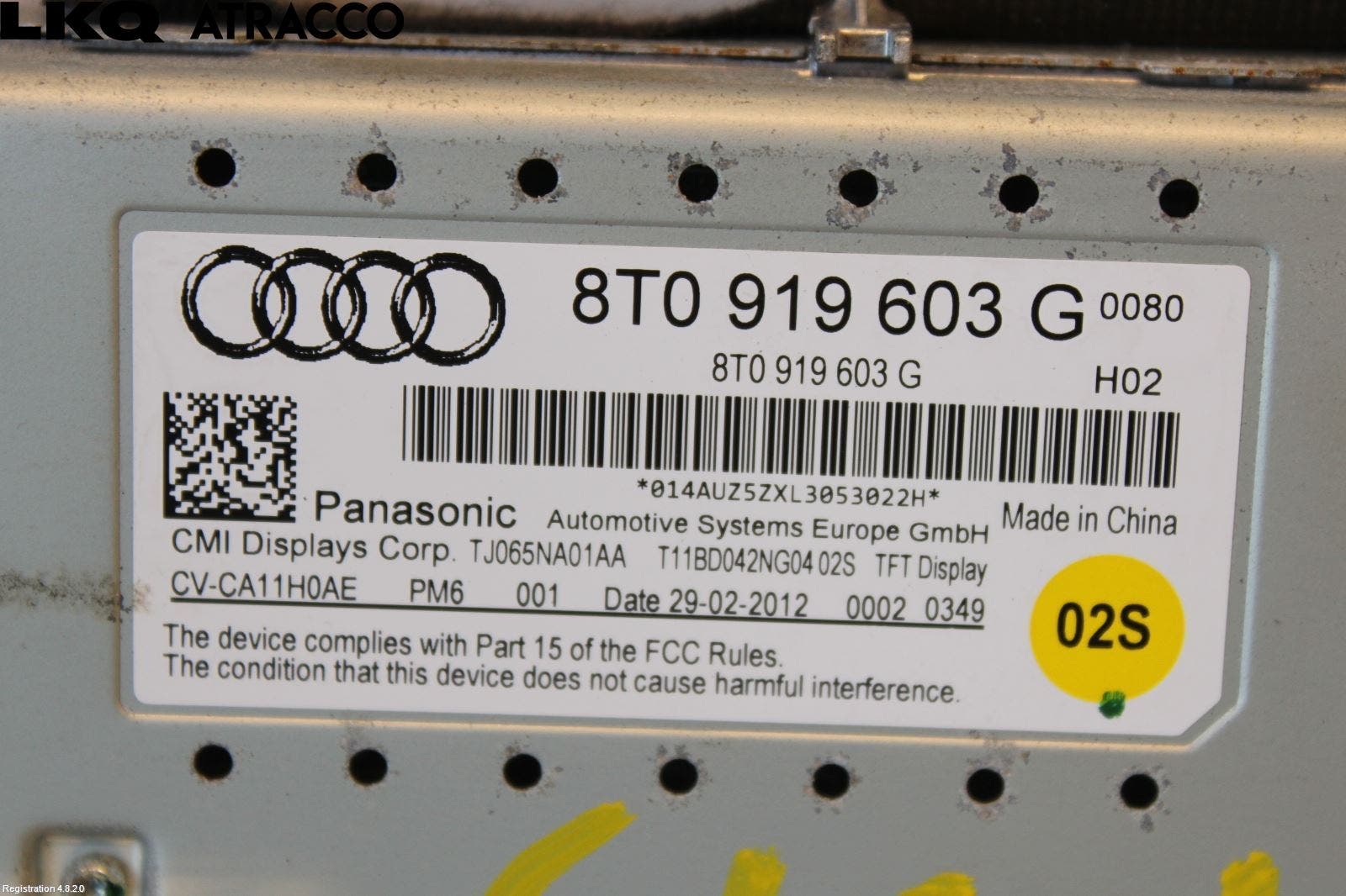 Audi A4 ALLROAD 09-16 Multifunktionsdisplay