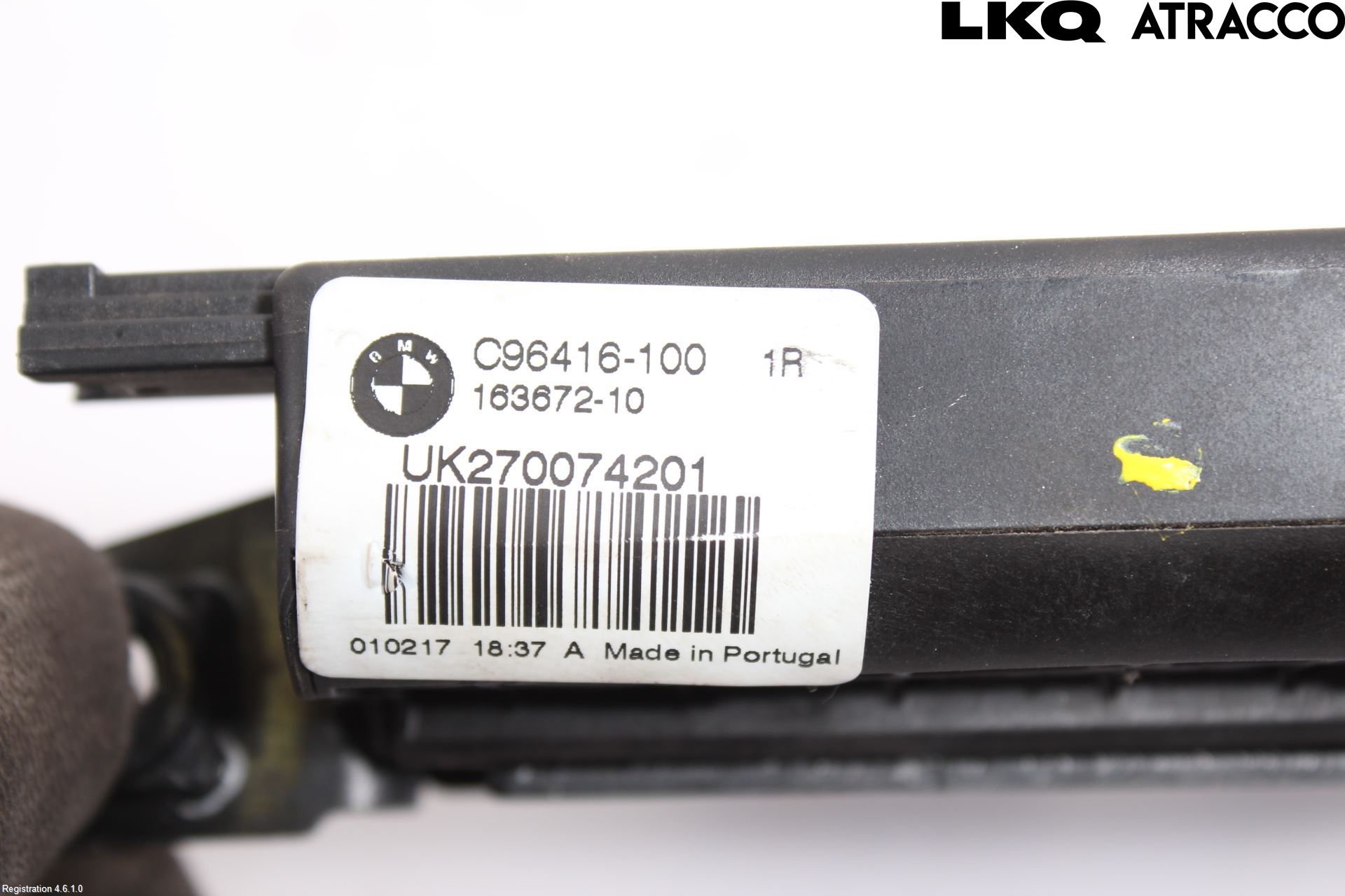 BMW 3 F30/F31/F80 12-19 Bakluke-Lokk Låsekasse