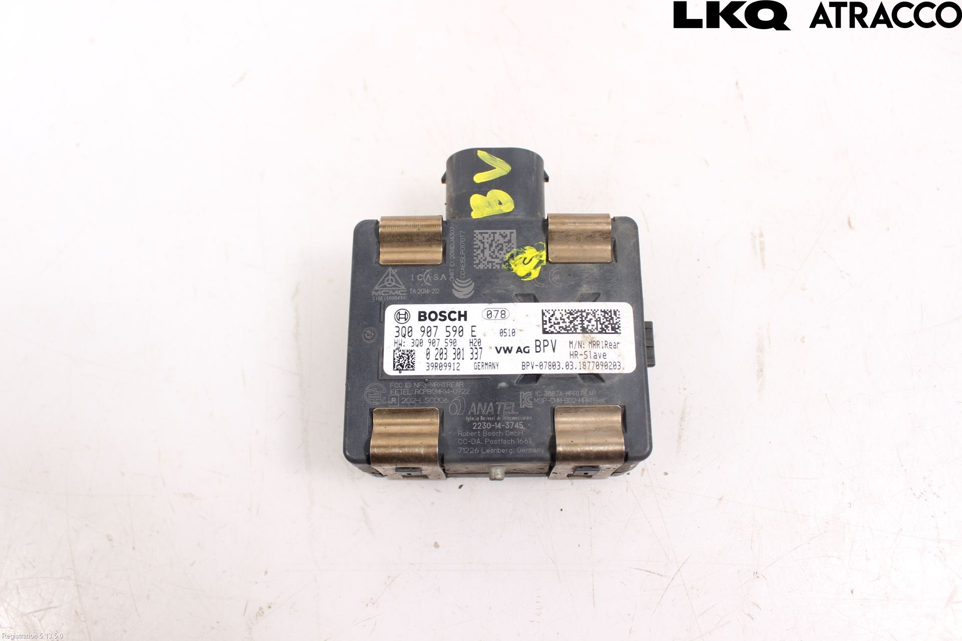 Volkswagen VW PASSAT 15-19 Sensor Kollisjonsbeskyttelse