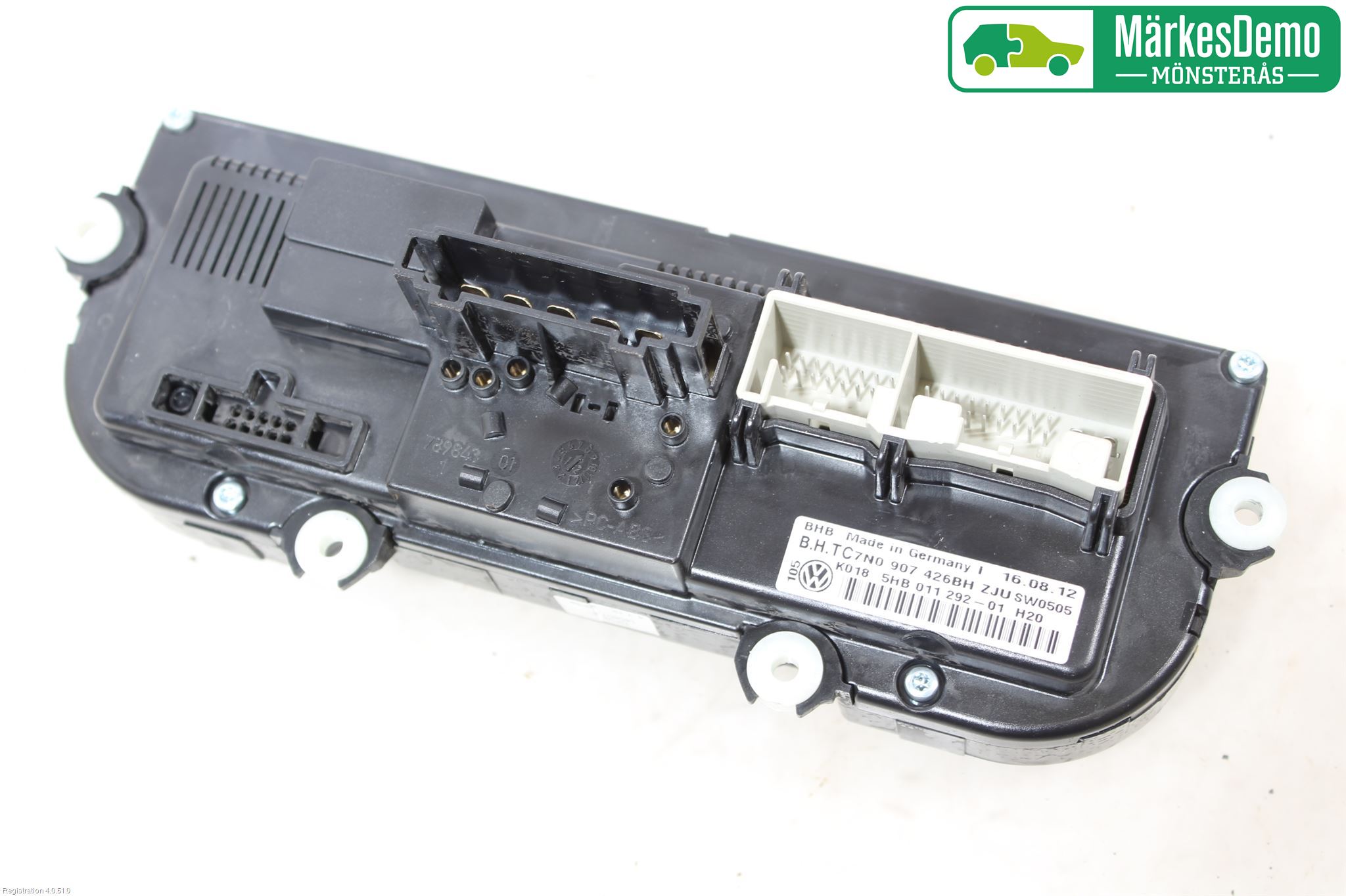 Volkswagen VW CADDY 11-15 Varme Ac Betjening-Display