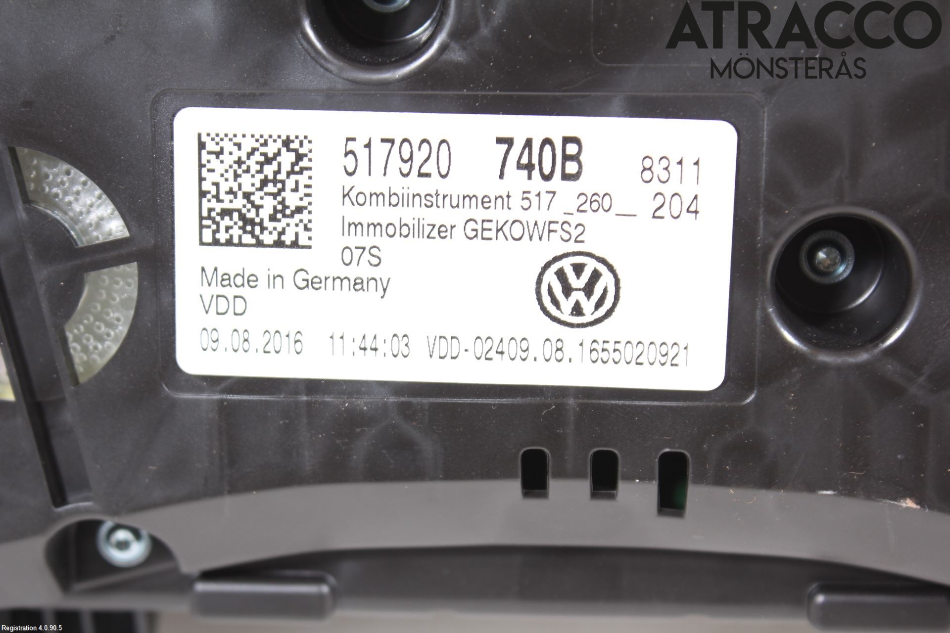 Volkswagen VW GOLF SPORTSVAN 15-20 Instr Kombinert