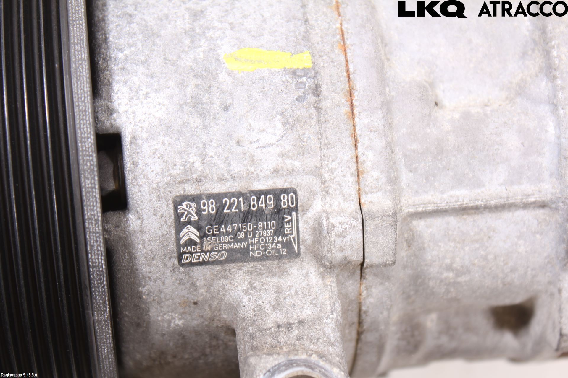 Peugeot 2008 13-20 Varme Ac Kompressor