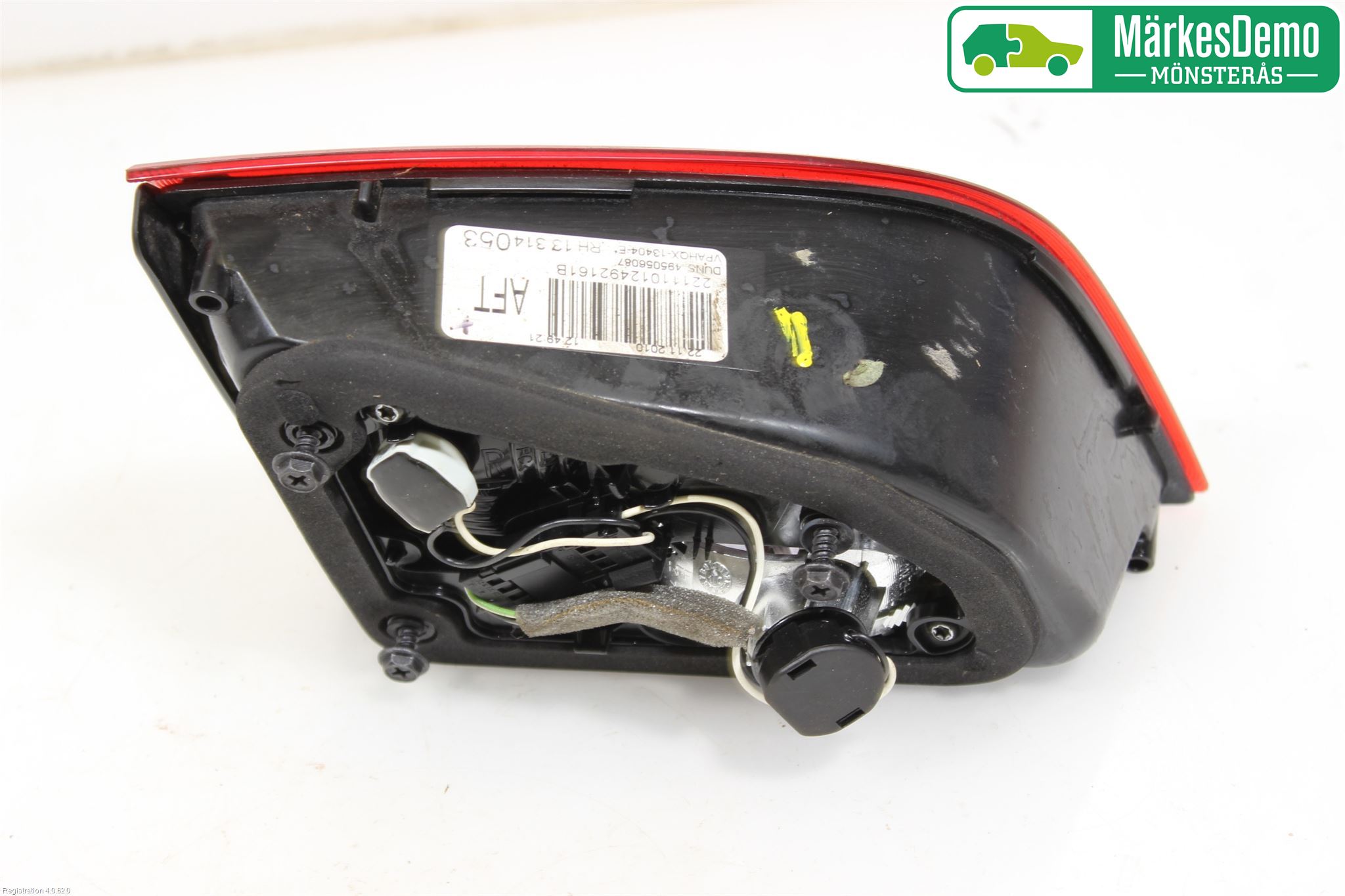 Opel ASTRA J 10-15 Baklykt Høyre  På Luke(Indre)