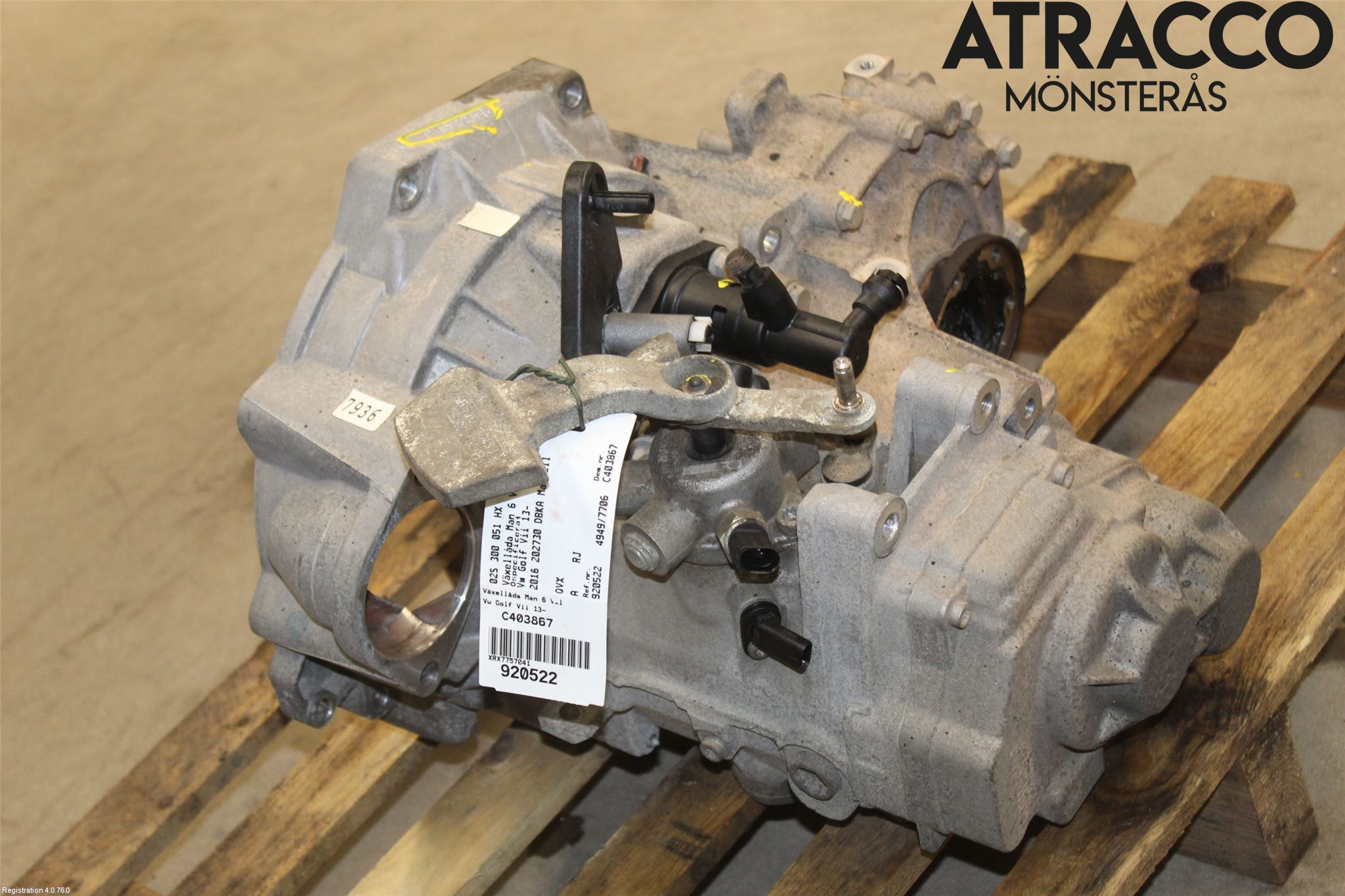 Volkswagen VW GOLF / E-GOLF VII 13-20 Gearkasse 6 Trinn