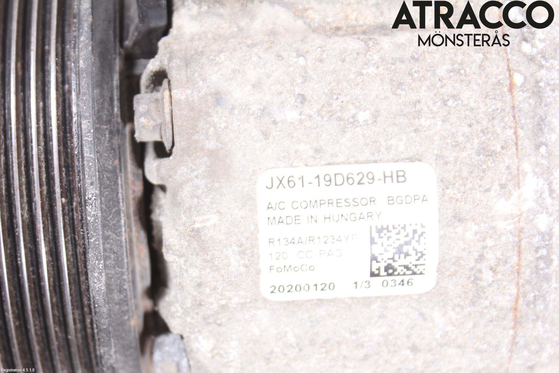 Ford TRANSIT/TOURNEO CONNECT 13-22 Varme Ac Kompressor