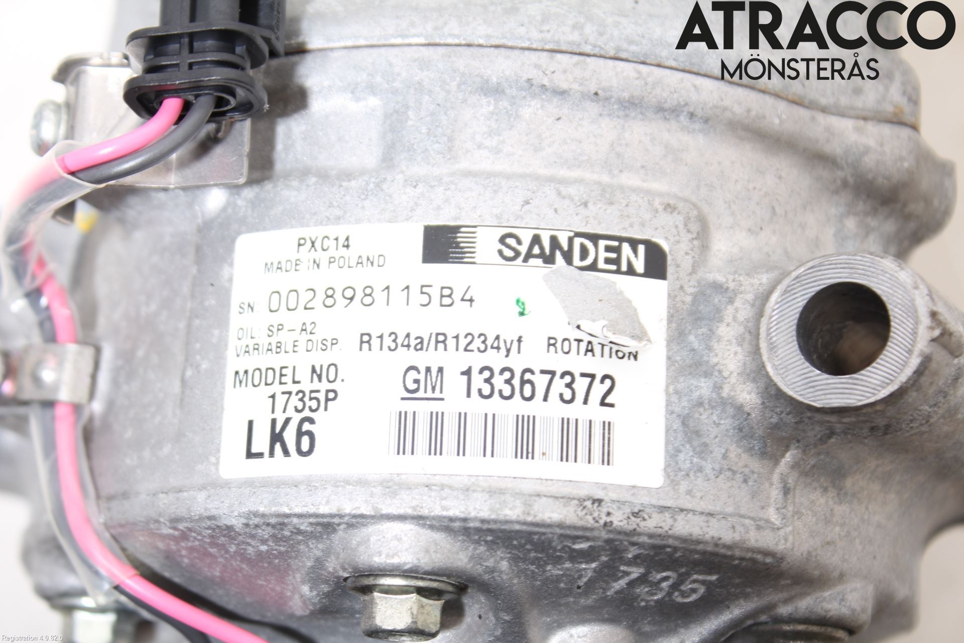 Opel ASTRA K 16-22 Varme Ac Kompressor