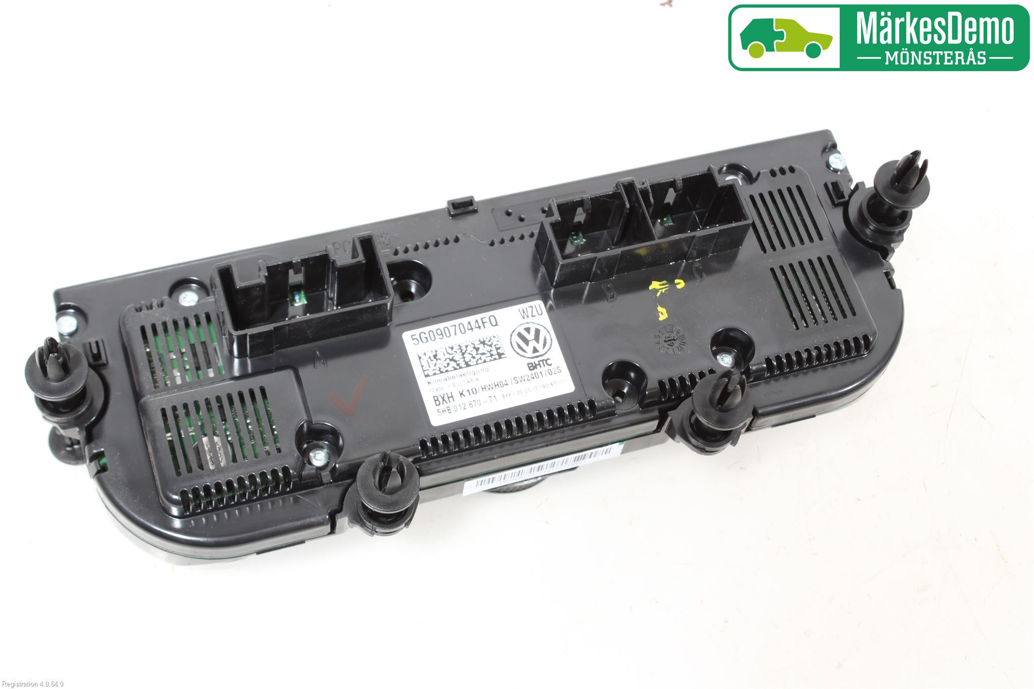 Volkswagen VW GOLF / E-GOLF VII 13-20 Varme Ac Betjening-Display