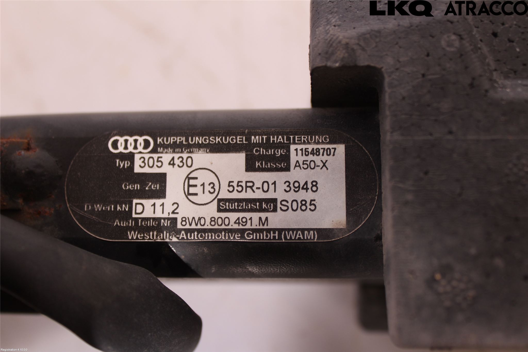 Audi A4/S4 B9 16-19 Tilhengerfeste