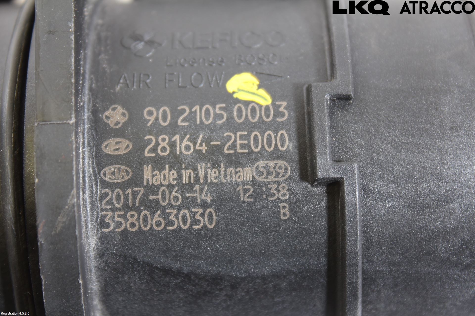 Kia OPTIMA 16-20 Inns Luftmassemåler