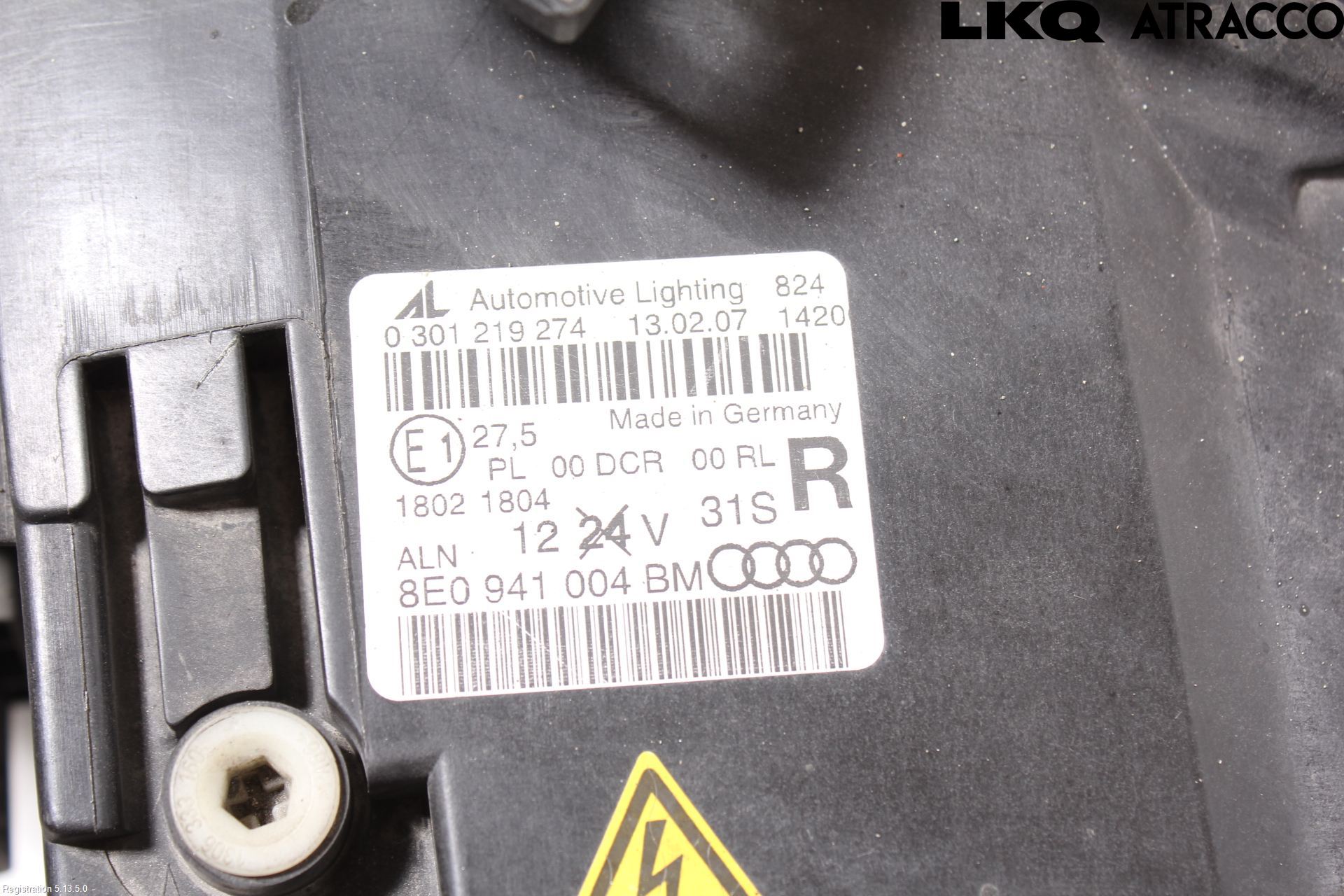 Audi A4/S4 05-07 Frontlykt Høyre