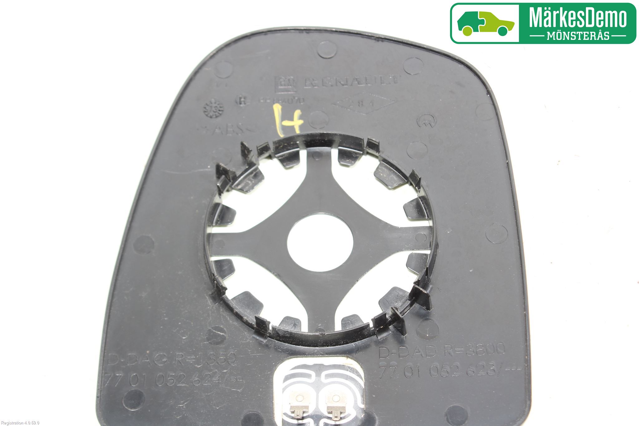 Opel VIVARO 01-14 Speil Glass H