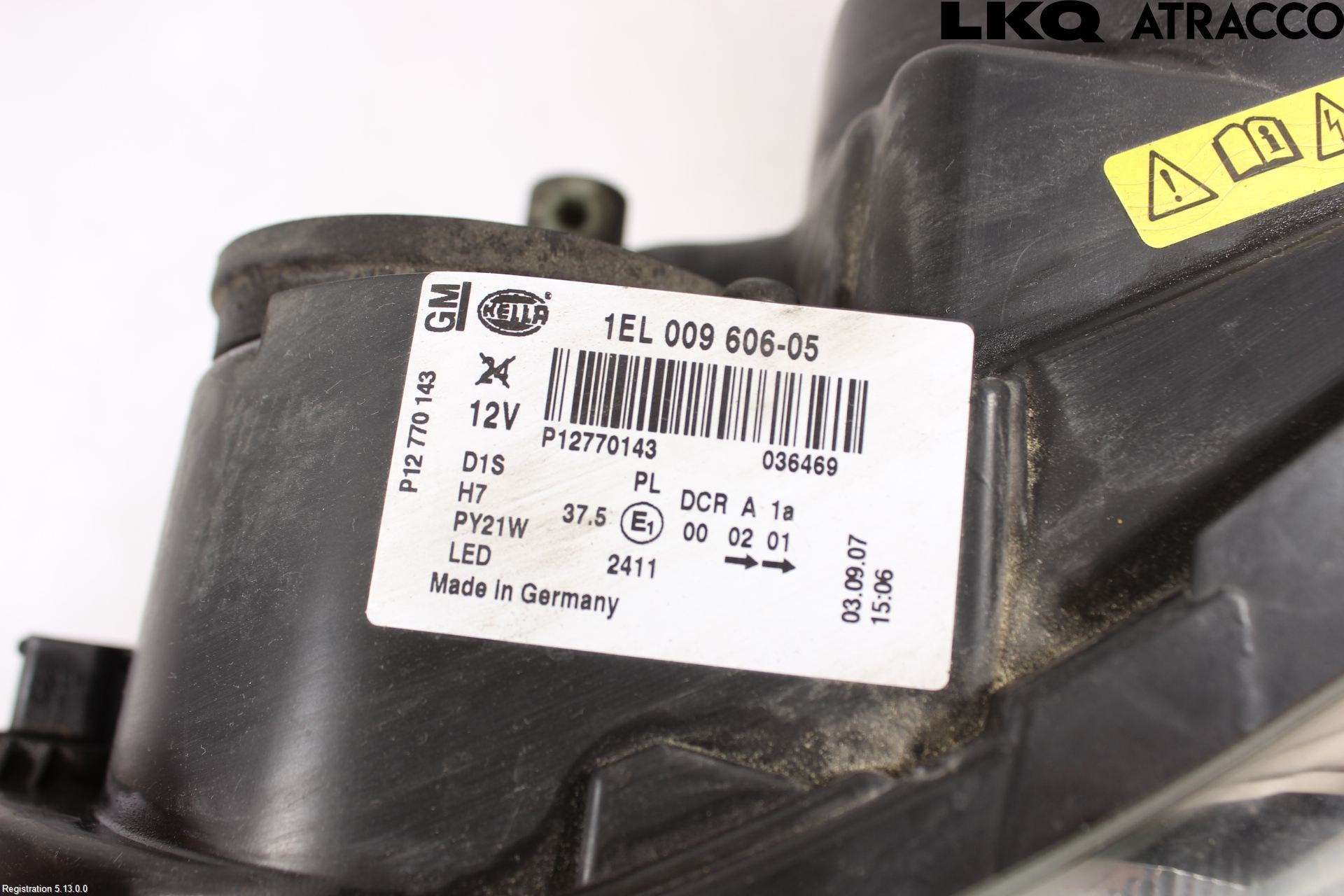 Saab 9-3 VER2/VER3 08-15 Frontlykt Venstre