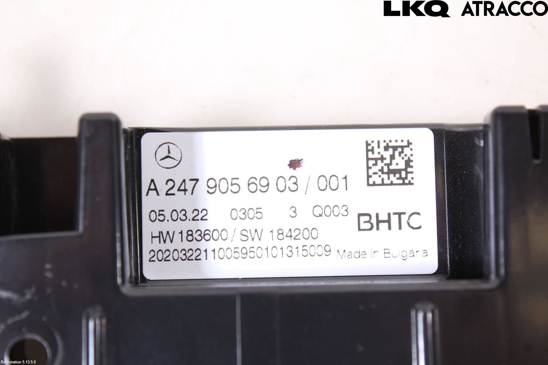 Mercedes-Benz MB A-KLASS (W177) 18- Varme Ac Betjening-Display
