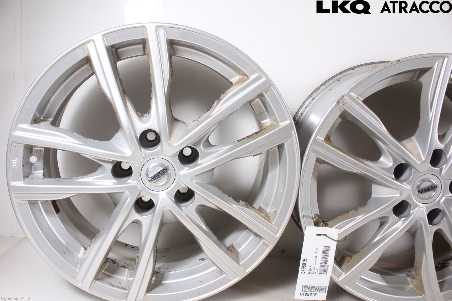 Nissan QASHQAI 17-21 Felg Aluminium Sett 4Stk