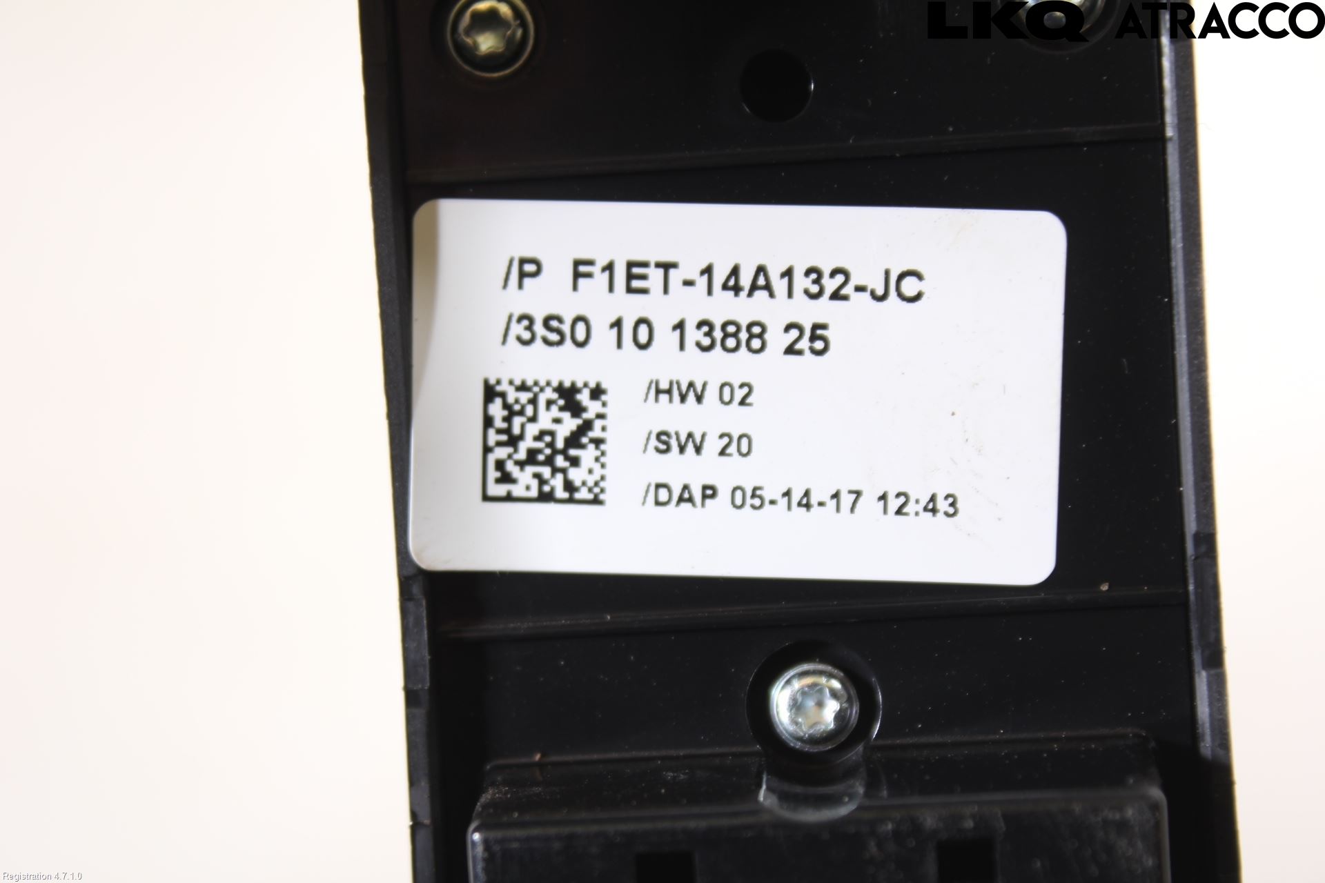 Ford KUGA 13-16 Bryter Vindusheis