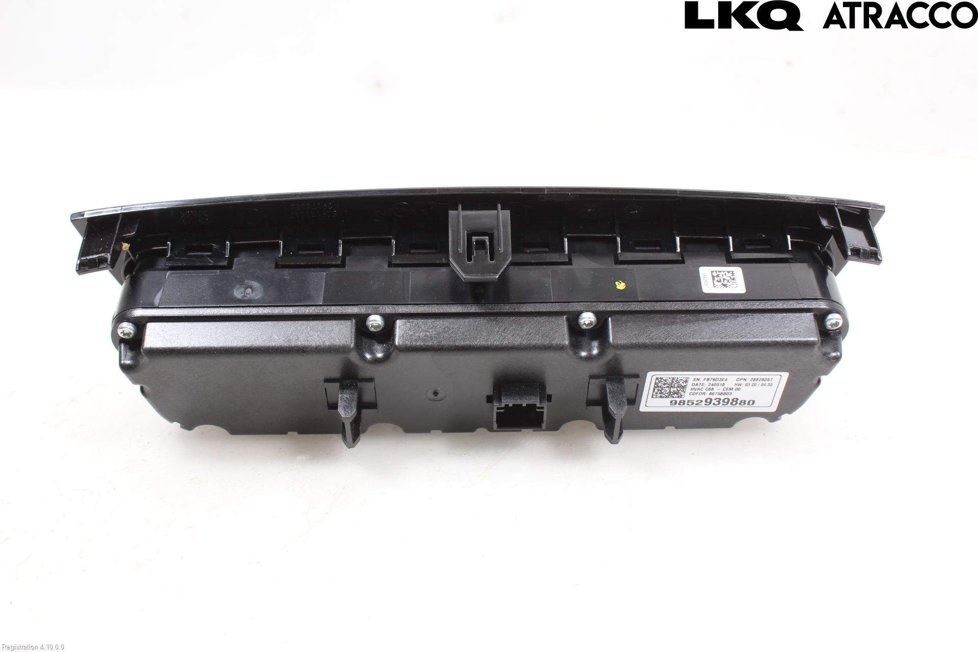 Opel CORSA F, CORSA-E 20- Varme Ac Betjening-Display