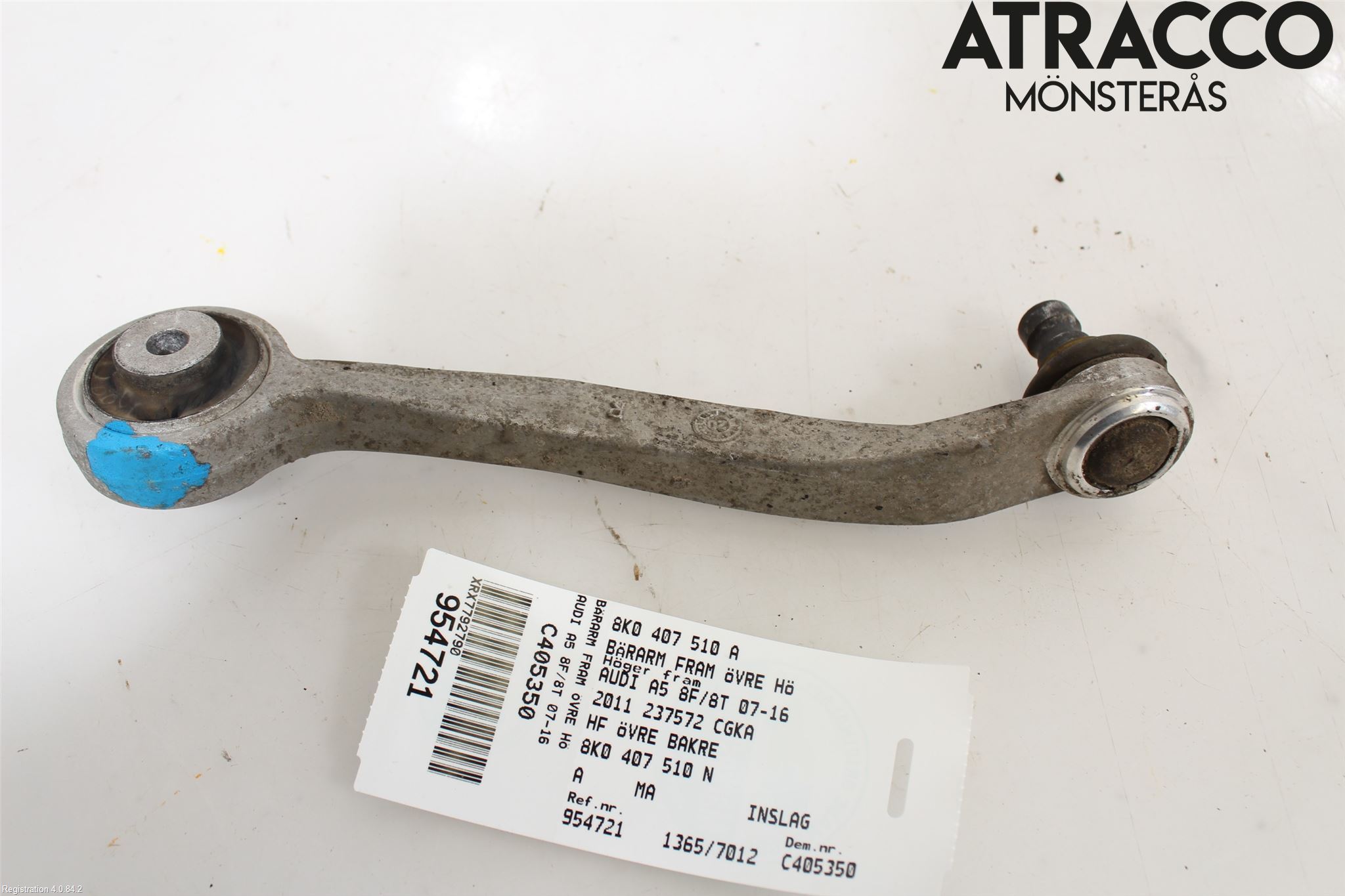 Audi A5 07-16 Bærearm Foran Høyre Øvre