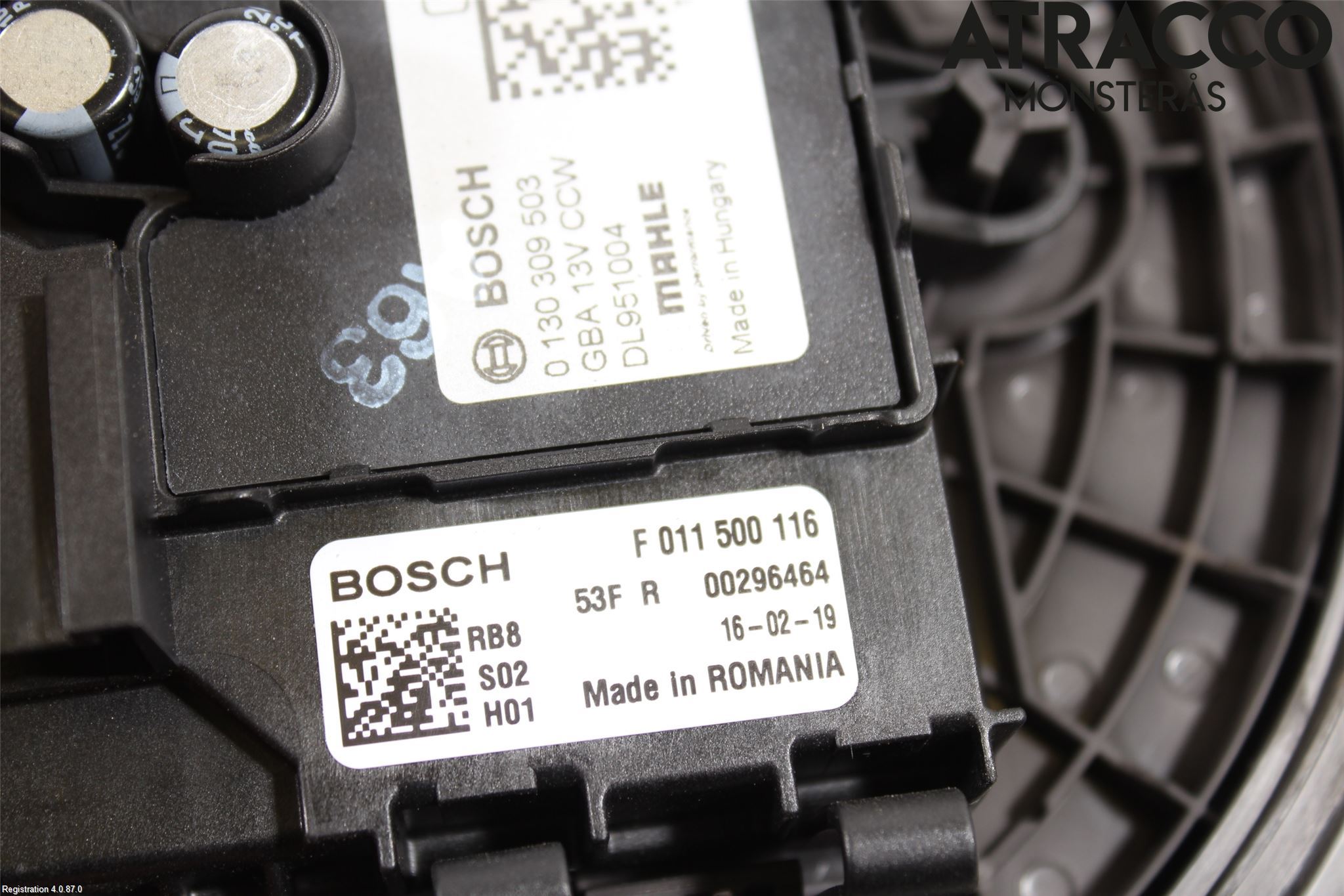 Opel ASTRA K 16-22 Varmeapparat Viftemotor