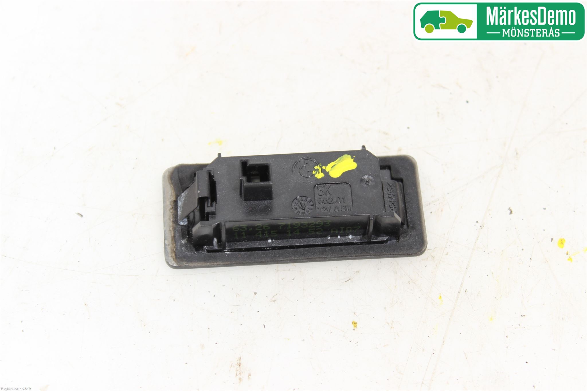 BMW 5 F10/F11/F18 09-17 Skilt Belysning