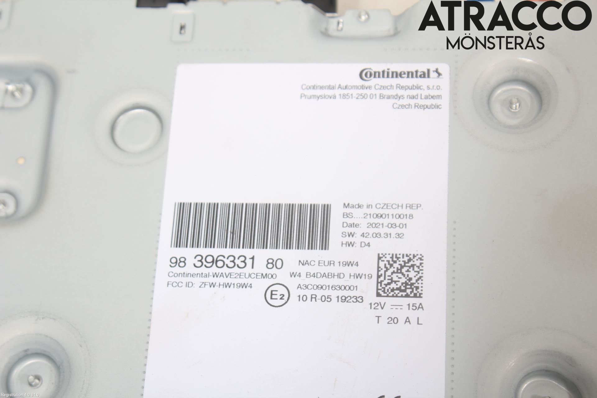 Opel MOKKA 21- Stereo Radio