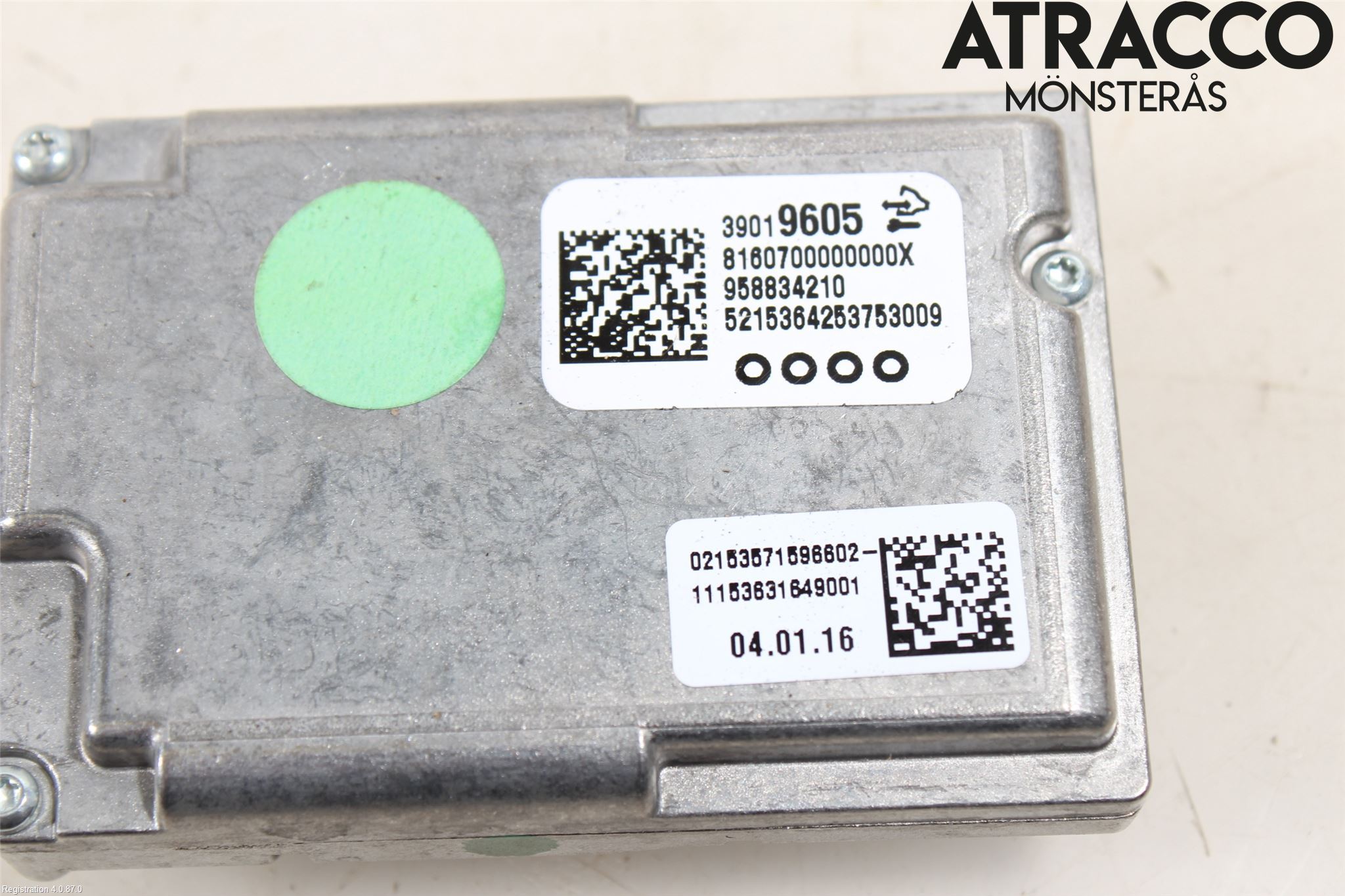 Opel ASTRA K 16-22 Sensor Kollisjonsbeskyttelse