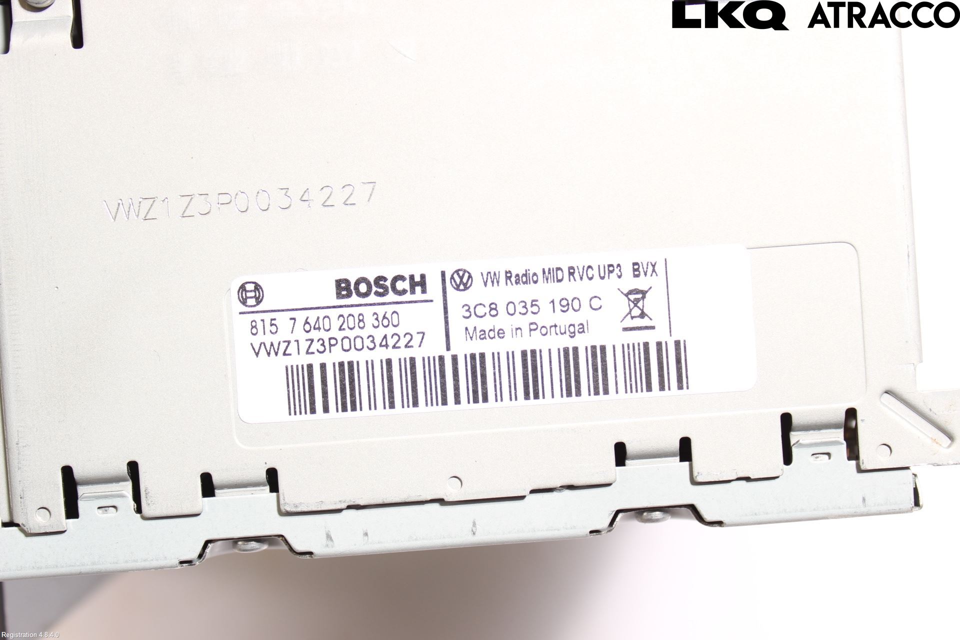 Volkswagen VW PASSAT 11-14 Stereo Radio Med Cd