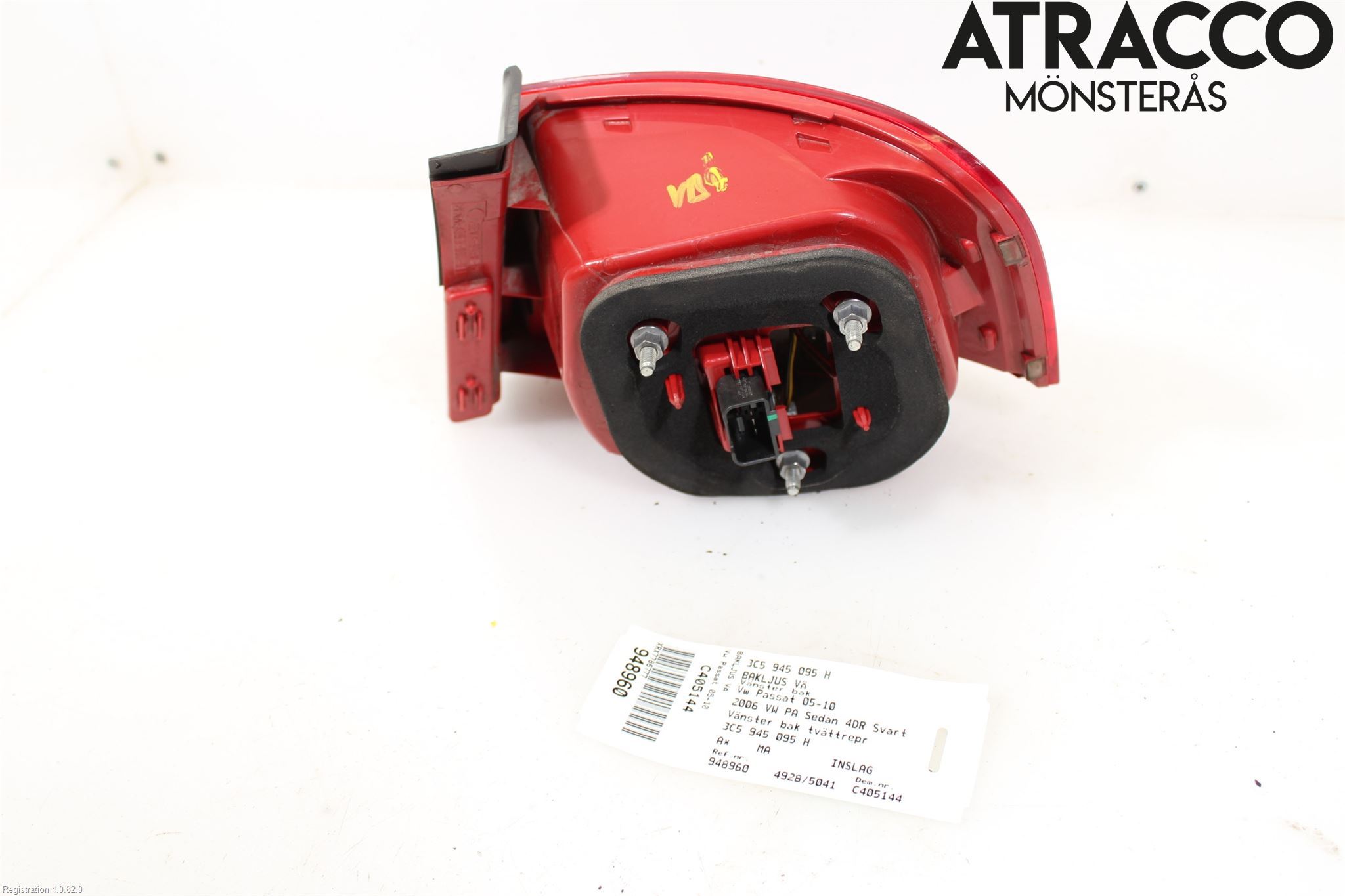 Volkswagen VW PASSAT 05-11 Baklykt Venstre