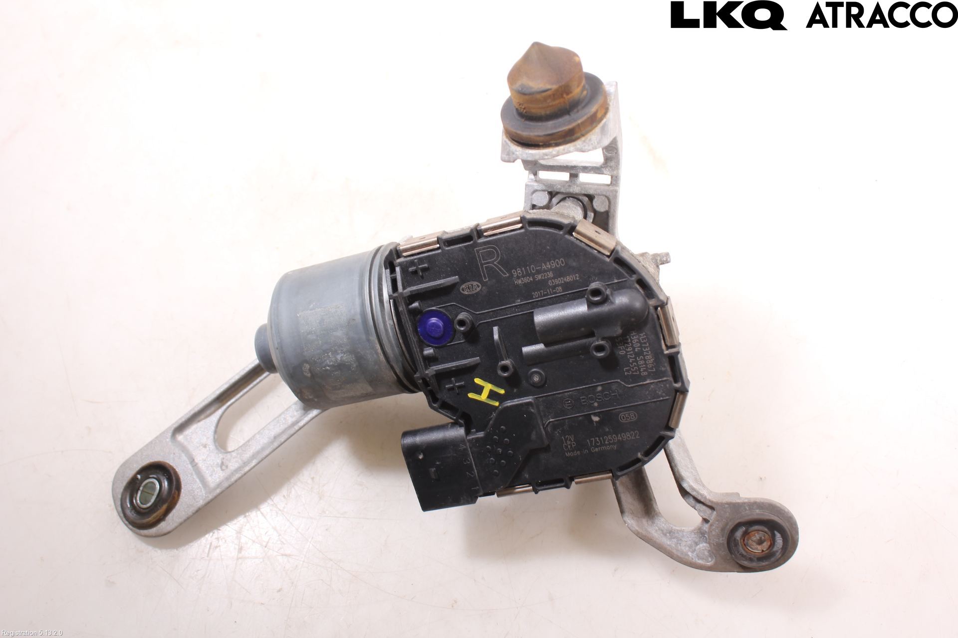 Kia CARENS III 13-19 Viskermotor Frontrute