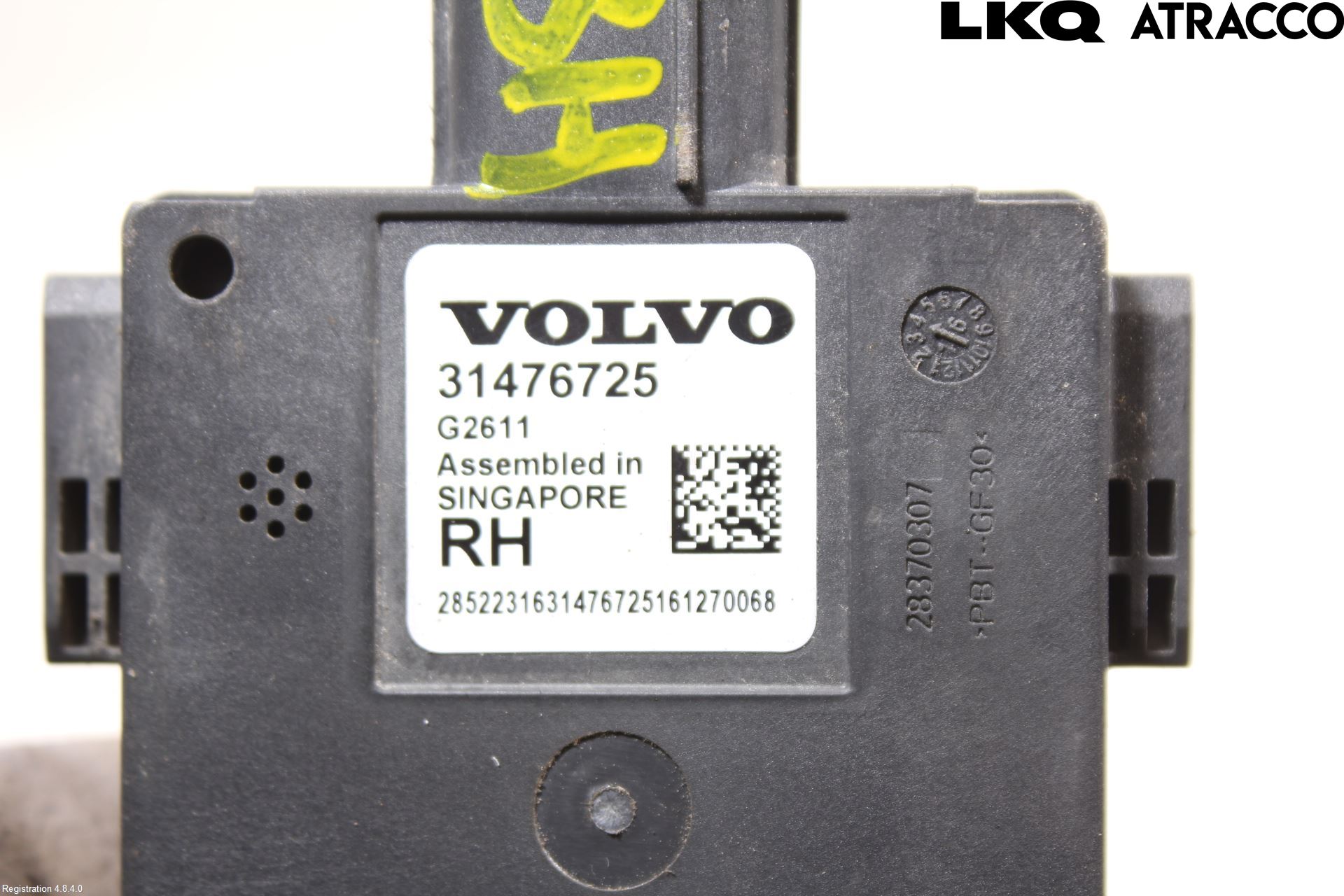 Volvo XC90/RECHARGE 16- Sensor Kollisjonsbeskyttelse