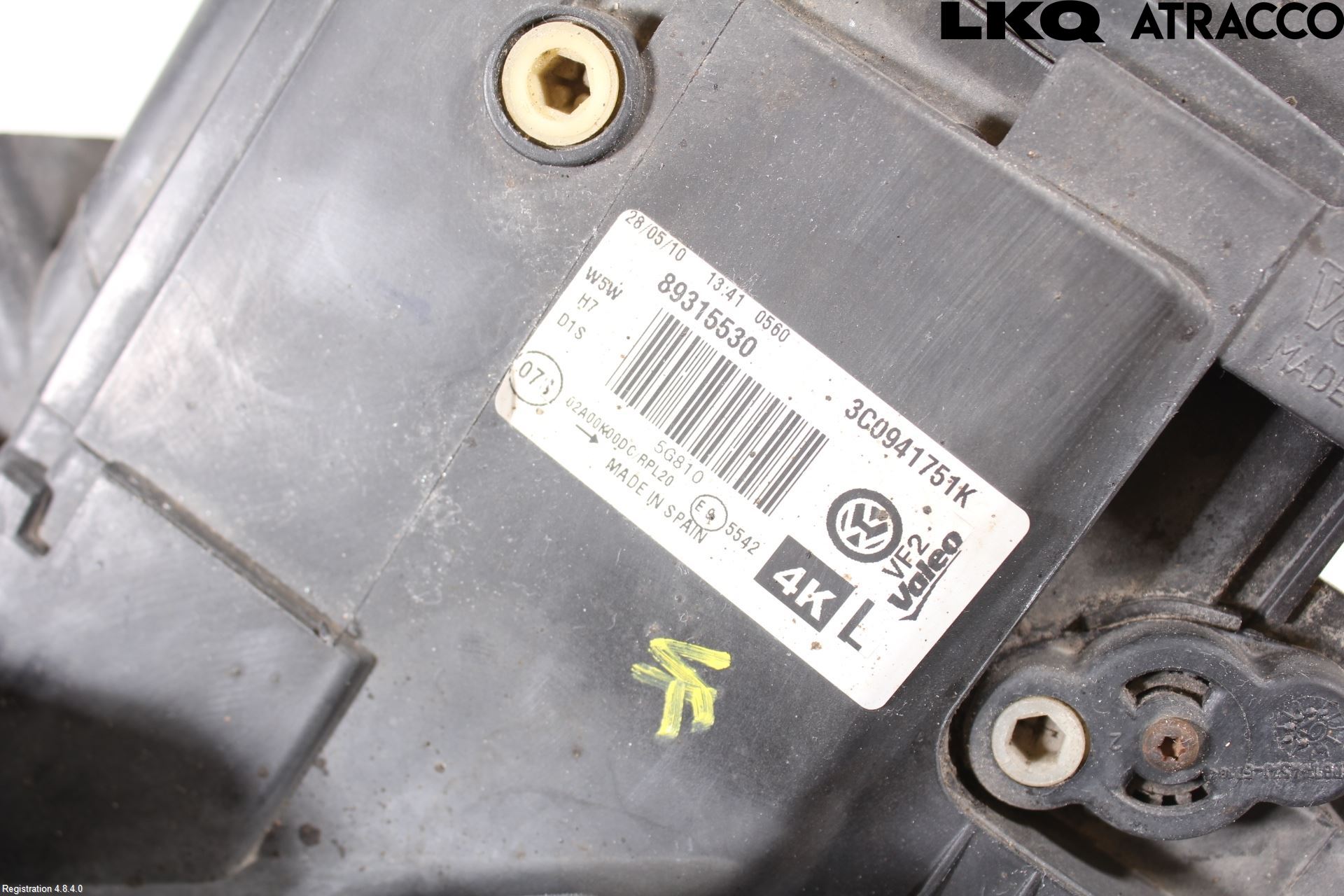 Volkswagen VW PASSAT 05-11 Frontlykt Venstre