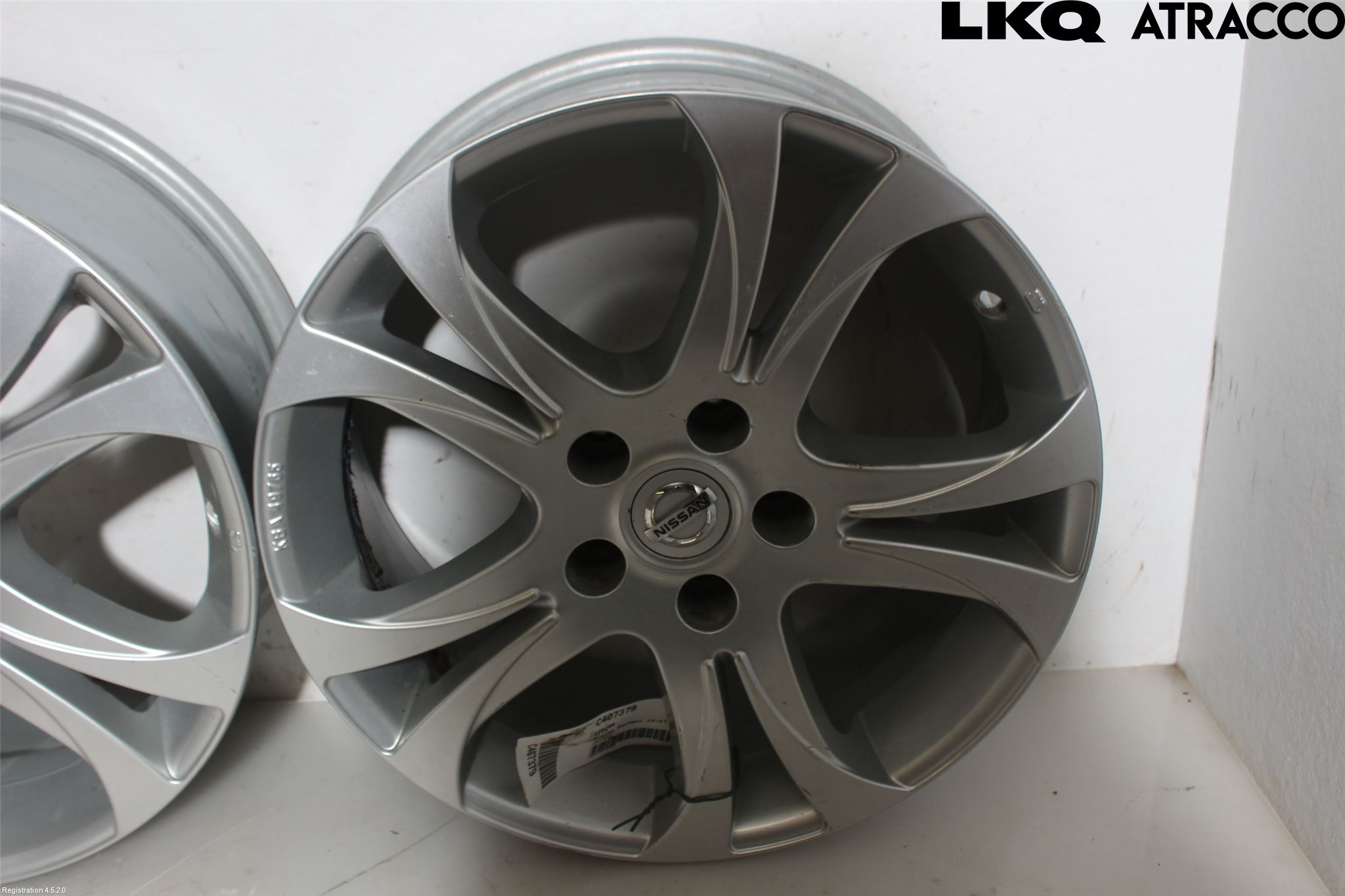 Nissan QASHQAI 14-17 Felg Aluminium Sett 4Stk