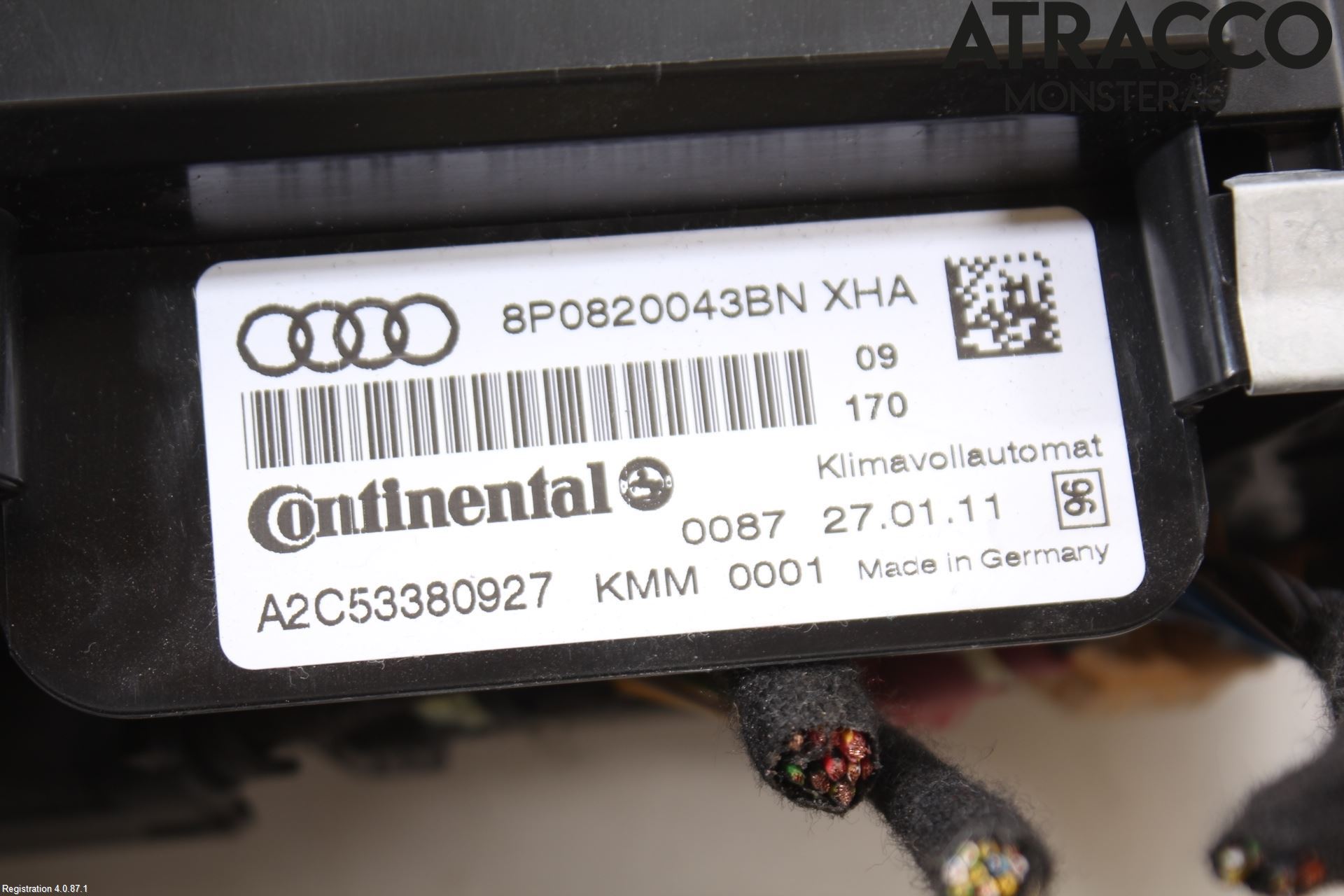 Audi A3/S3 05-13 Varme Ac Betjening-Display