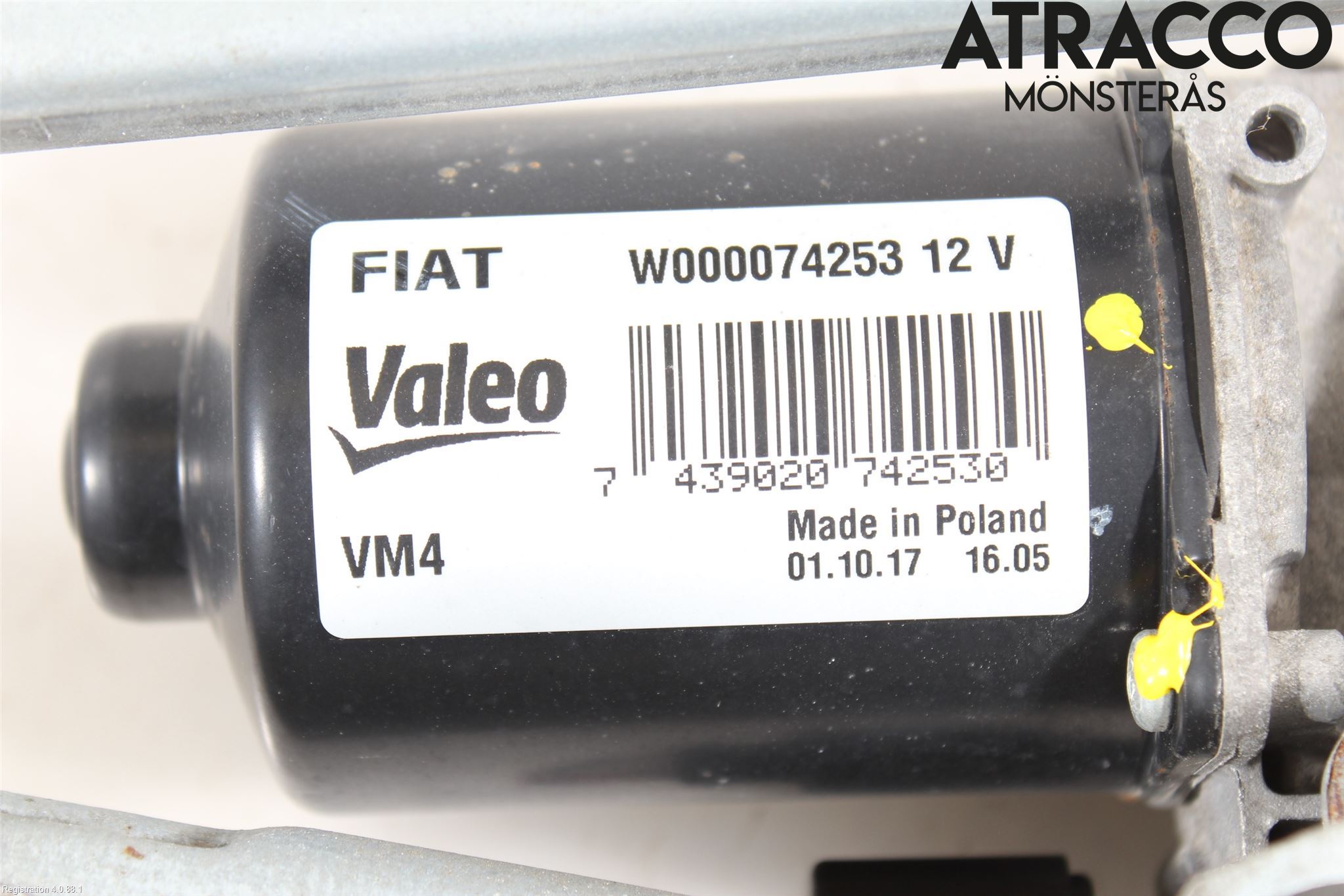 Fiat TIPO/CROSS 16- Viskeroverføring Frontrute